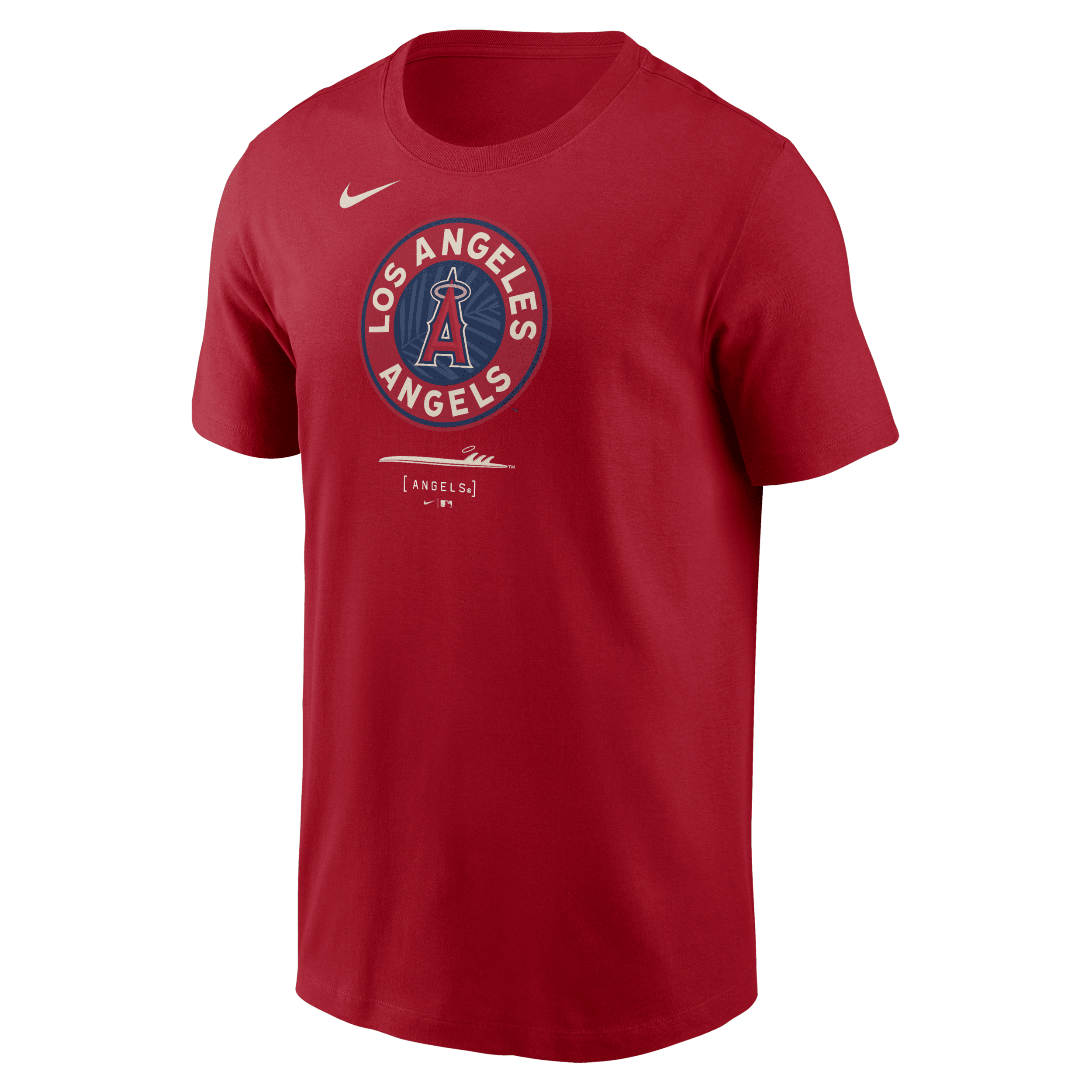 Shop Nike Los Angeles Angels City Connect Logo  Men's Mlb T-shirt In Red