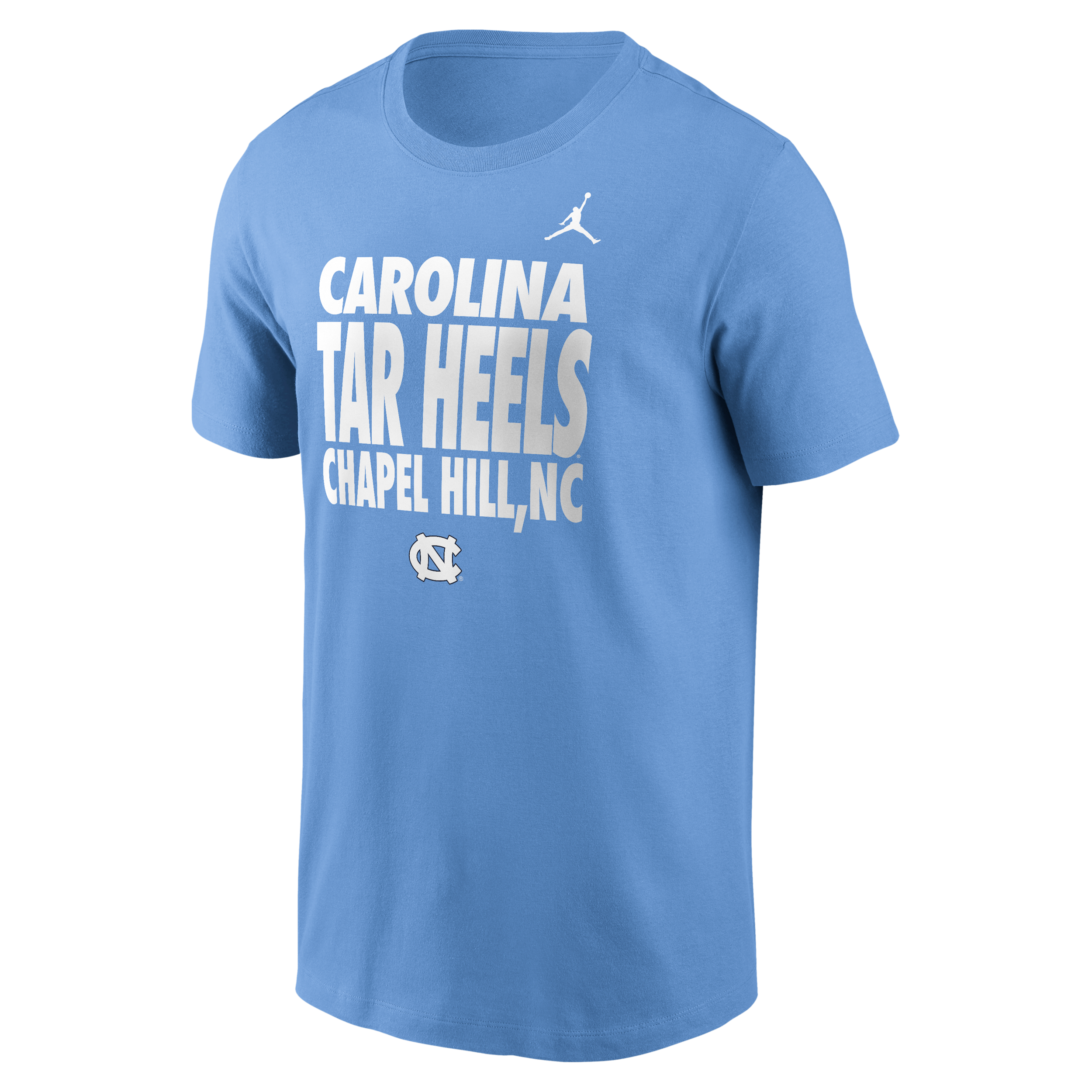 Men's North Carolina Sideline Slogan Jordan Brand Dri-FIT College Long-Sleeve T-Shirt in Blue | 0JET4EYNCN-H2B