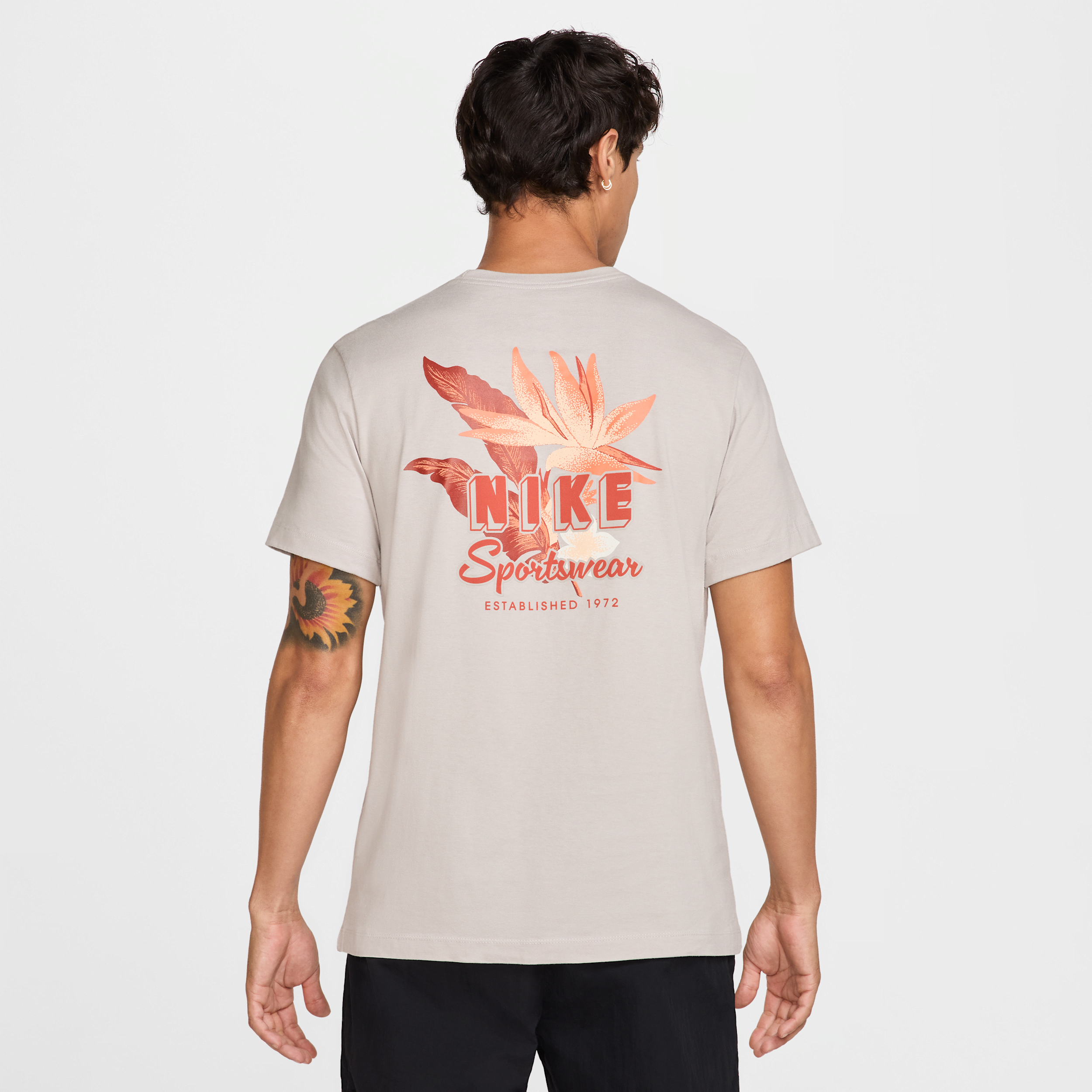 Nike Men's Sportswear Crew-neck T-shirt In Grey