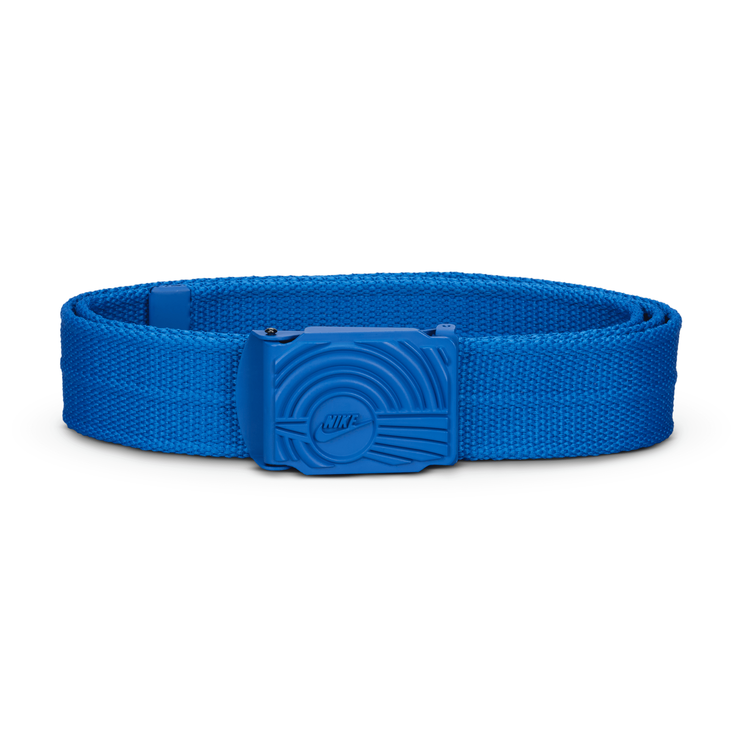Nike Men's Ribbed Web Belt In Blue