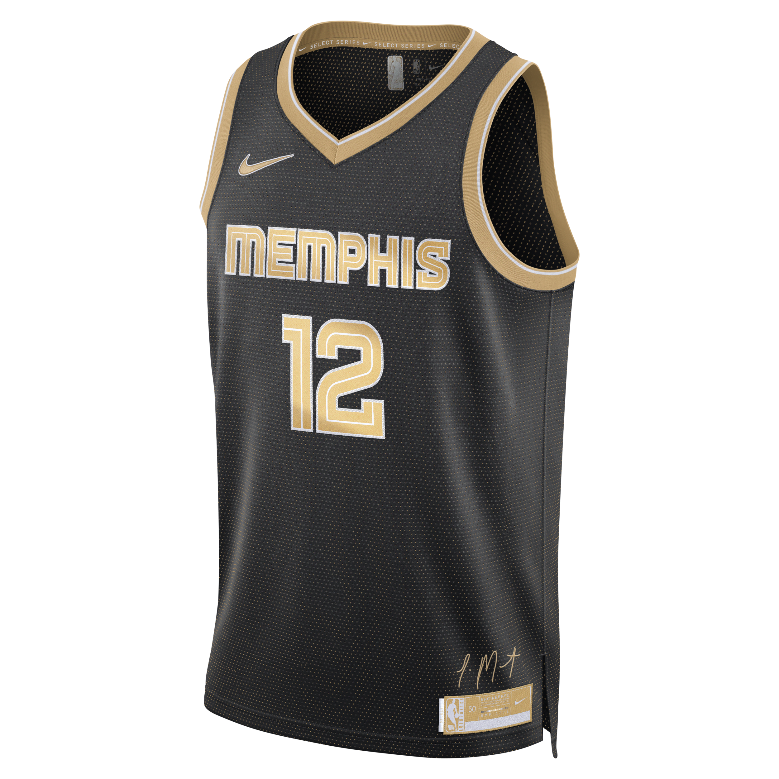 Shop Nike Ja Morant Memphis Grizzlies 2024 Select Series  Men's Dri-fit Nba Swingman Jersey In Black