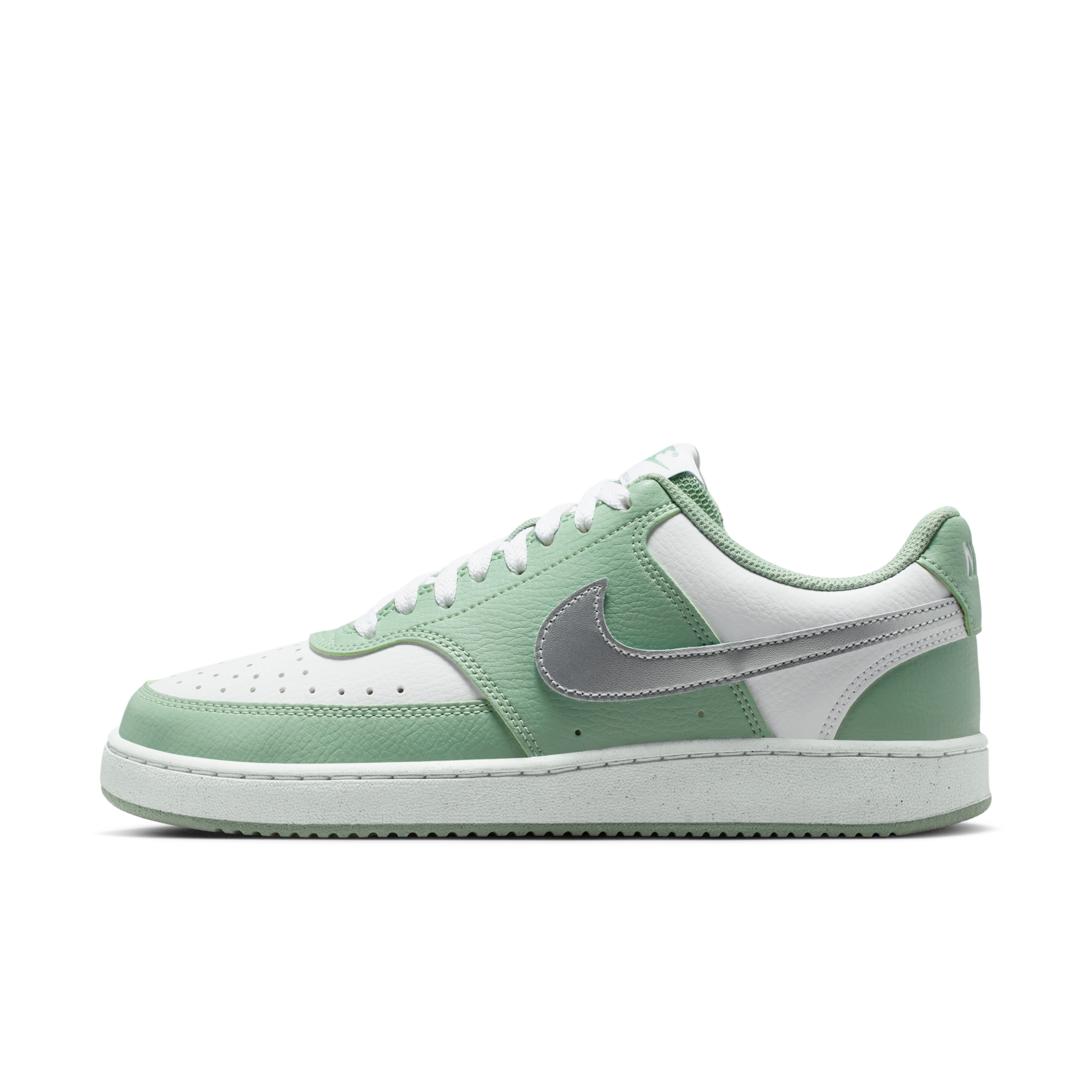 Nike Women's Court Vision Low Next Nature Shoes in Green | DH3158-014