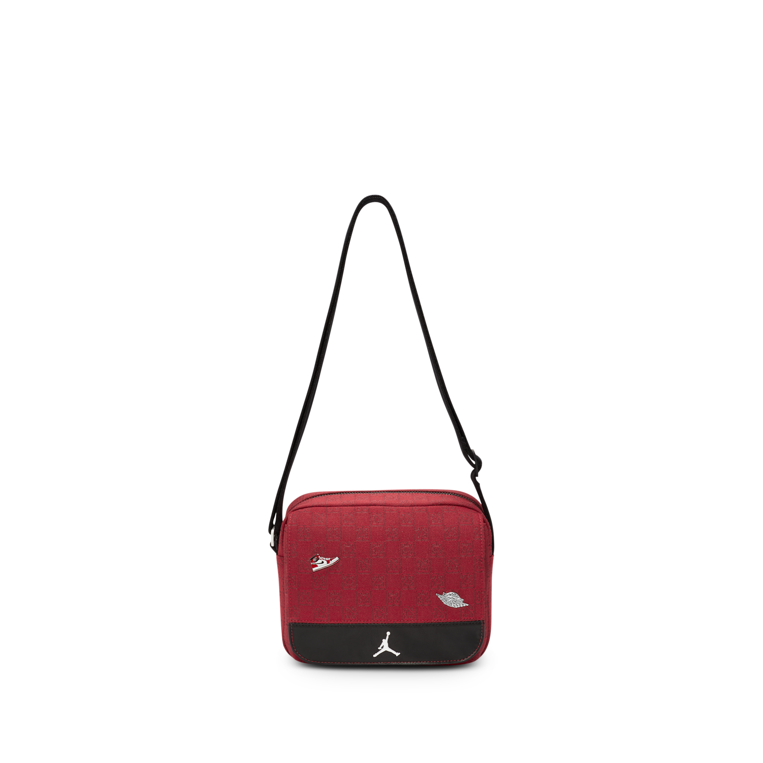 Jordan Monogram Mini Messenger Bag (3.6l) In Red