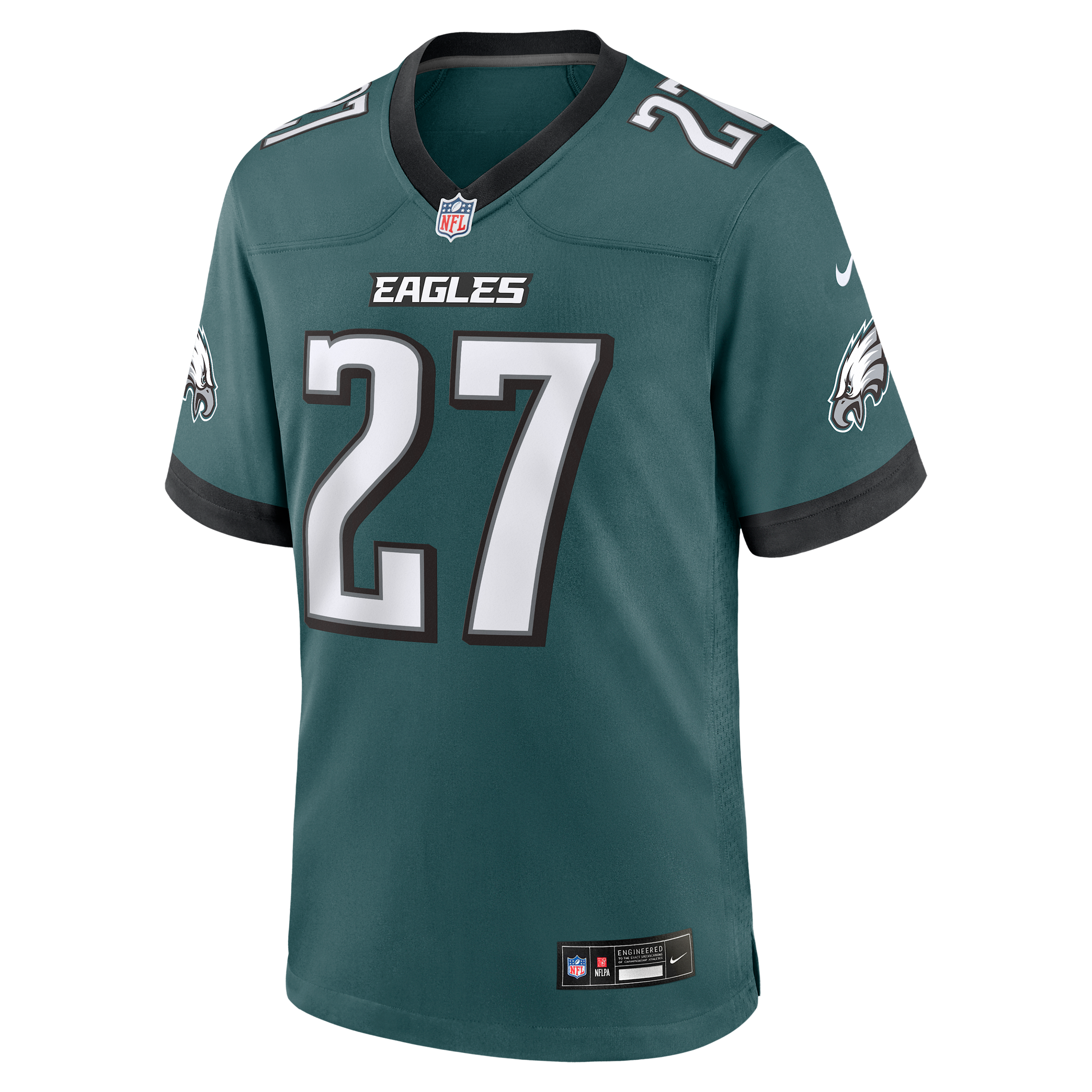 Nike Men's Quinyon Mitchell Midnight Green Philadelphia Eagles Team Game Jersey - Midnight Green