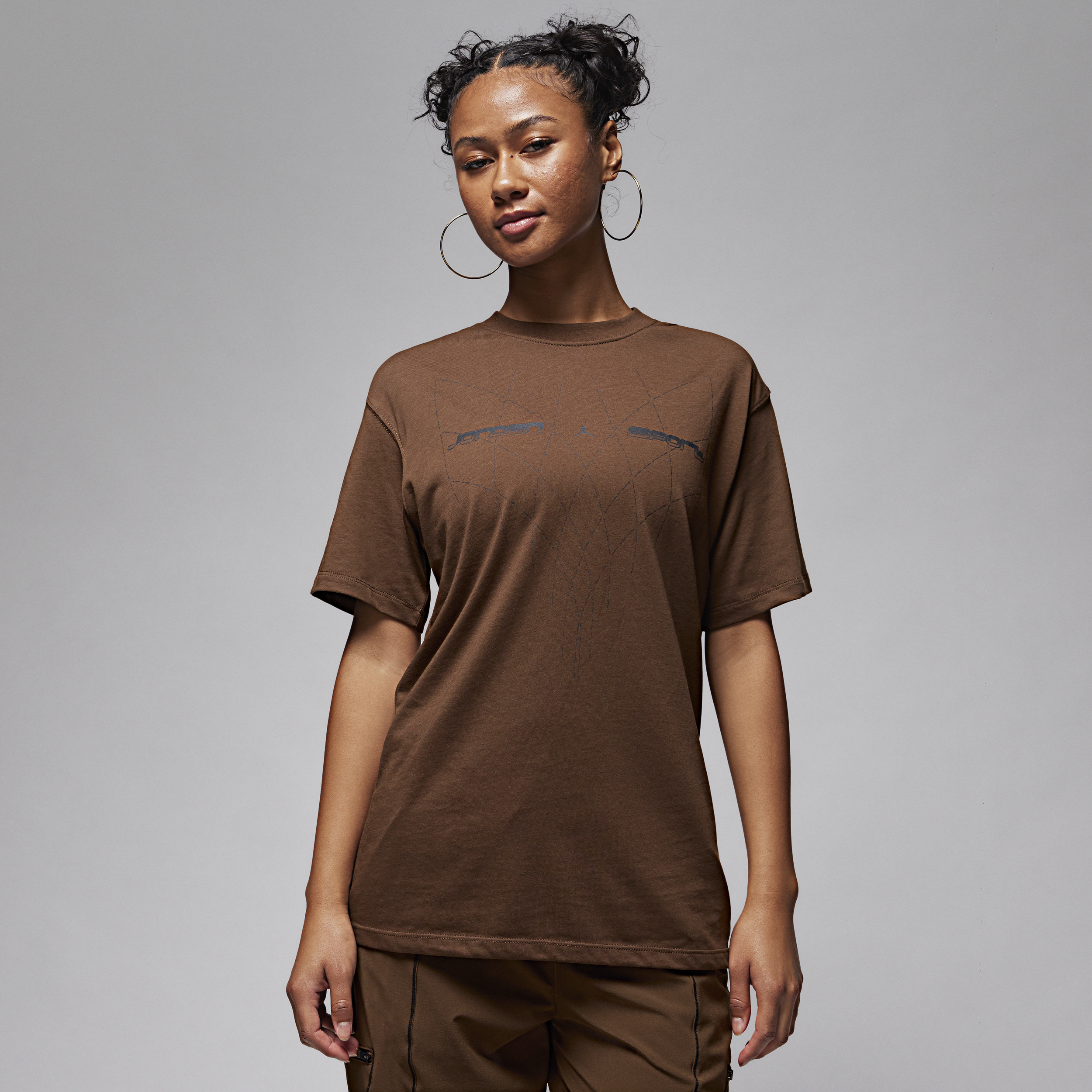Jordan Women's  Sport Graphic T-shirt In Brown
