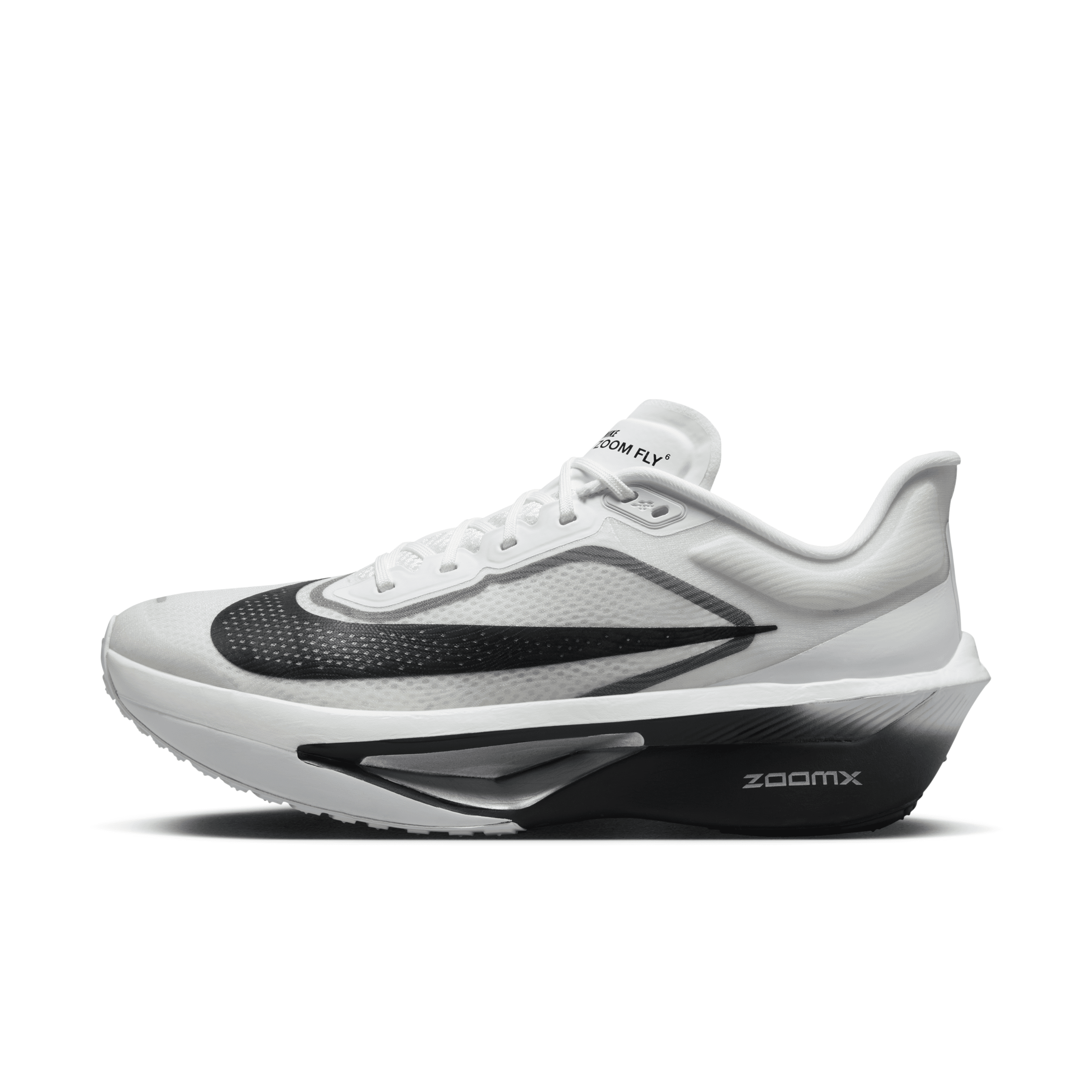 Nike Men's Zoom Fly 6 Road Racing Shoes in White | FN8454-100