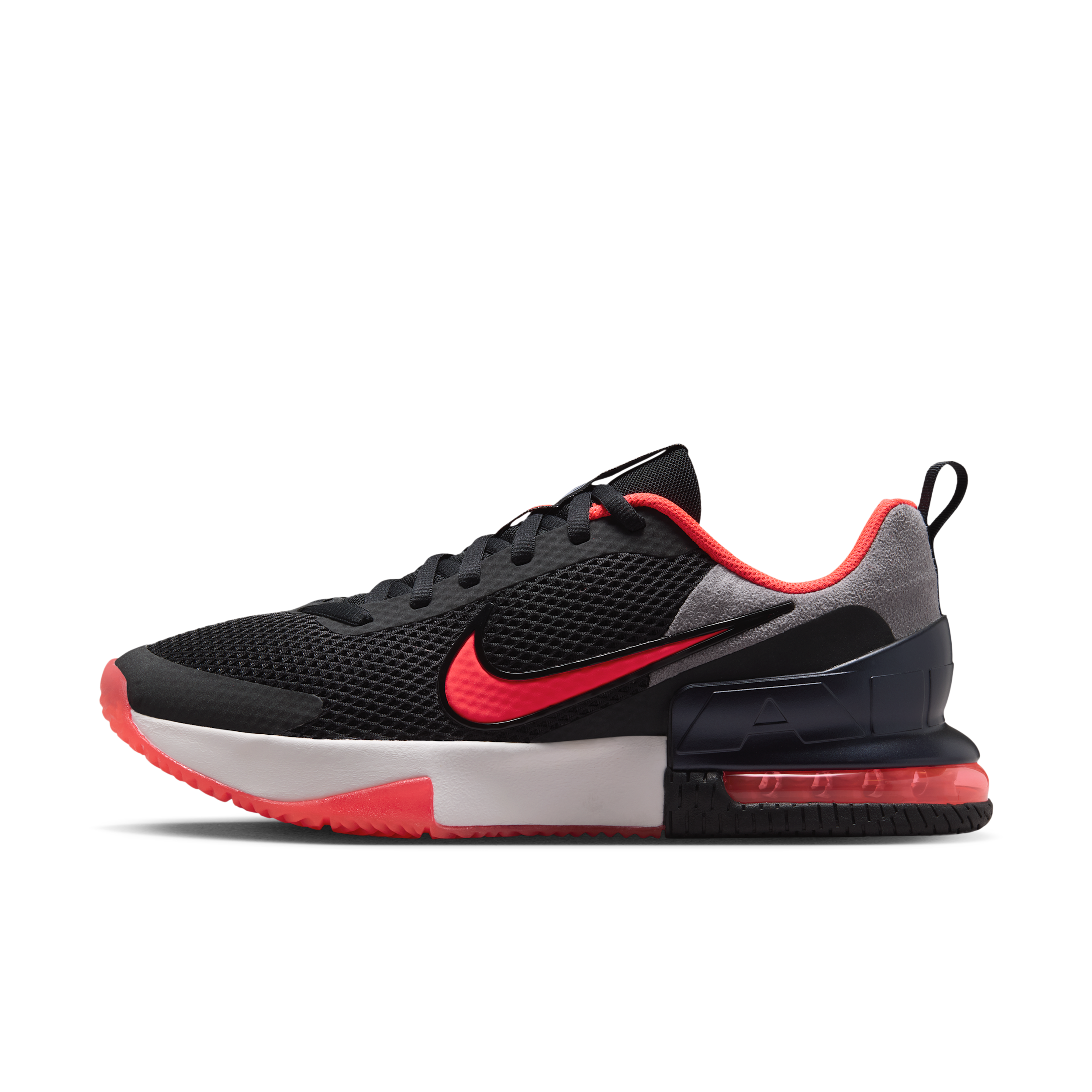 Nike Men's Air Max Alpha 6 Training Shoes, Size 15, Black/Bright Crimson/Pencil Point