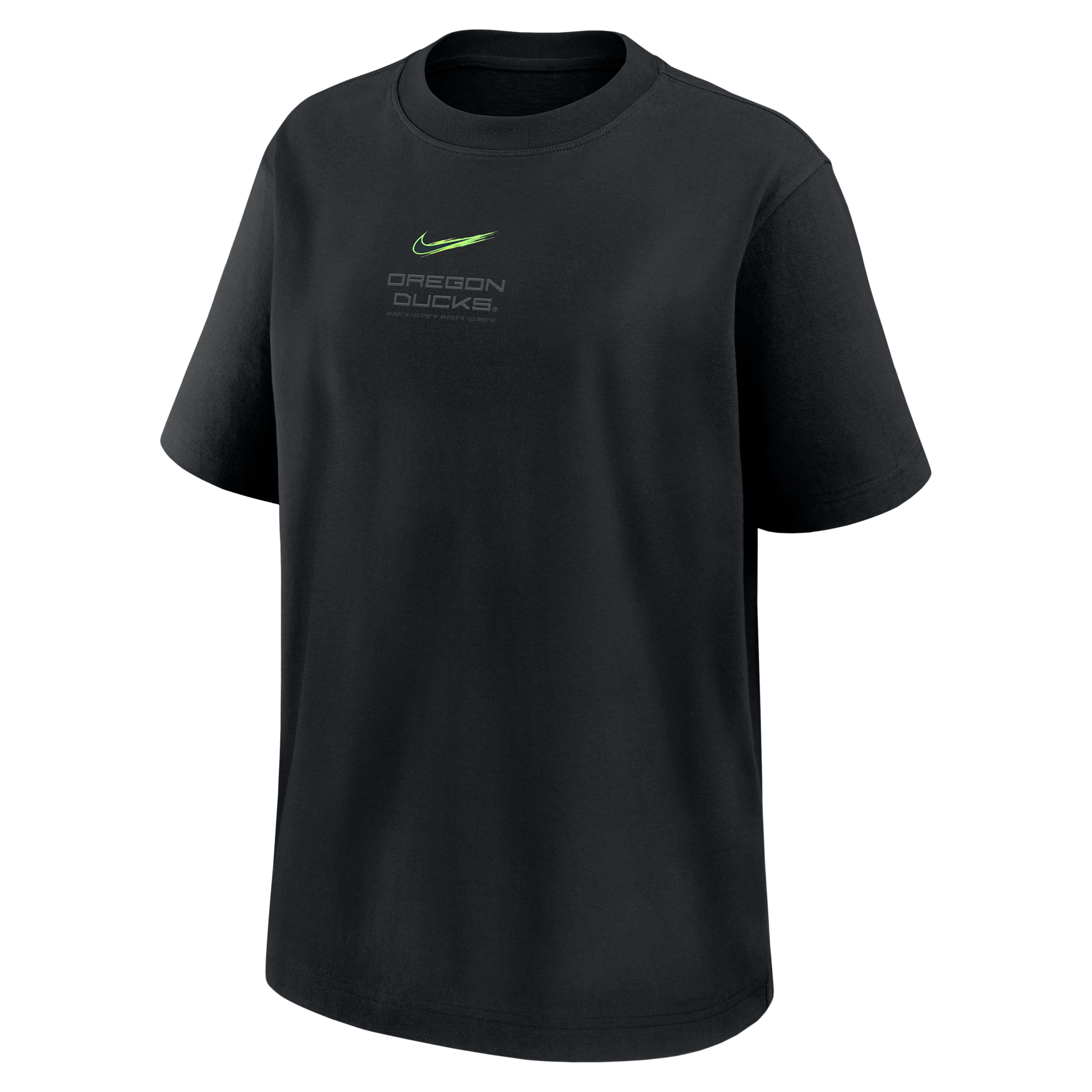 Oregon Origin of Speed Essential Nike Women's College T-Shirt in Black | 06EL00AUON-8GD