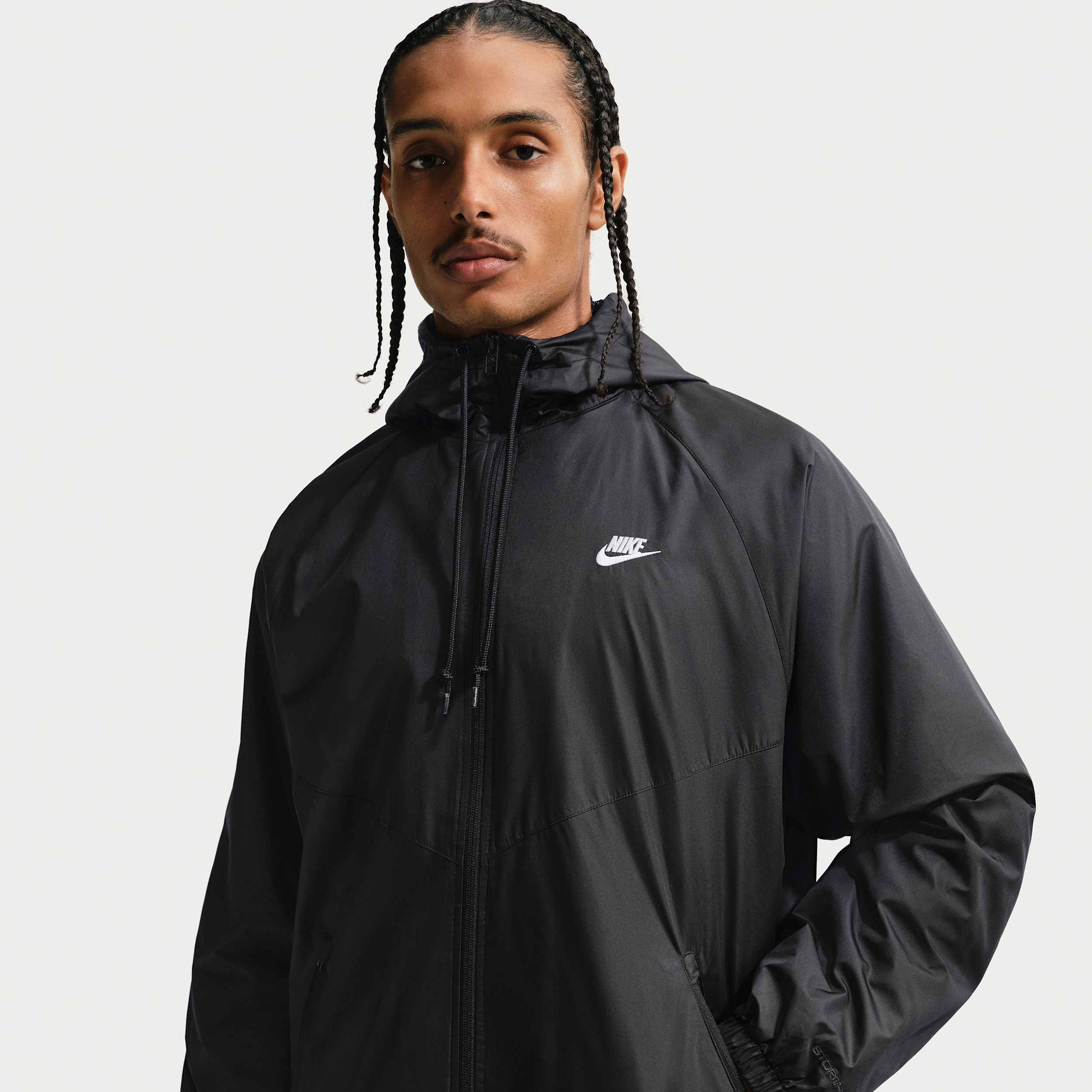 Nike Men's Windrunner Lined Jacket in Black | HV8369-010