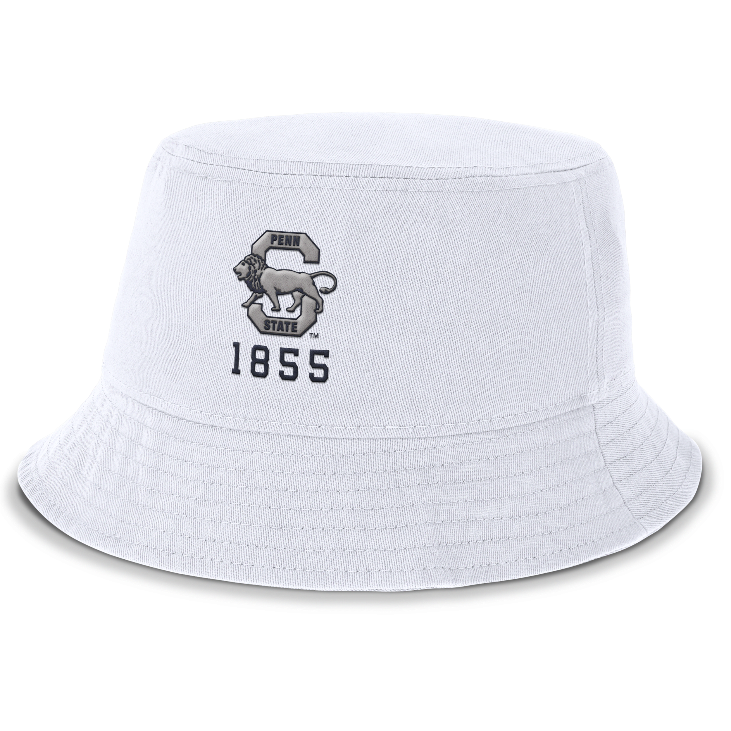 Nike Penn State Nittany Lions Legacy Apex Unisex College Bucket Hat In White