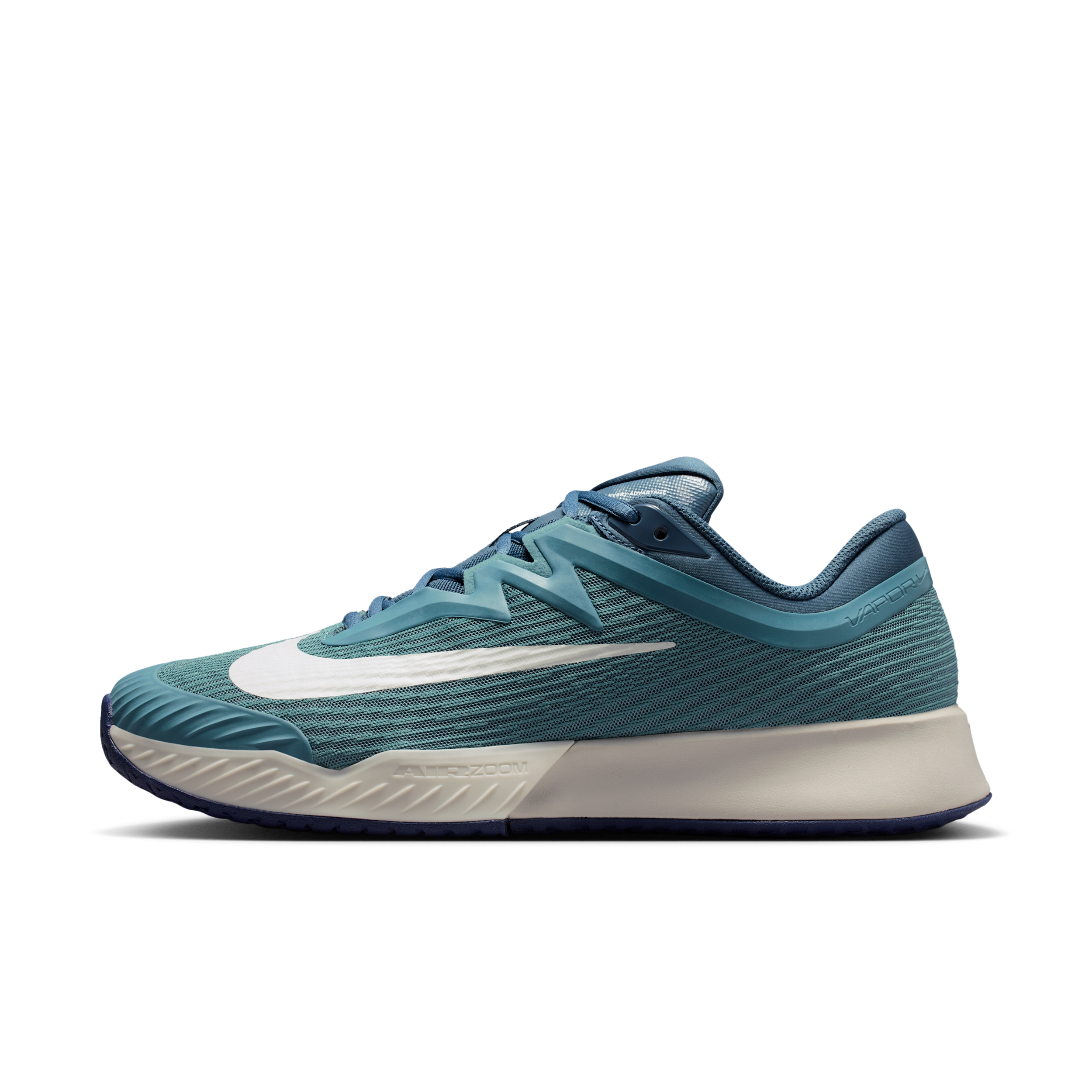 Nike Men's Vapor Pro 3 Tennis Shoes, Size 12, Smokey Blue/White-Light Bone-New Slate