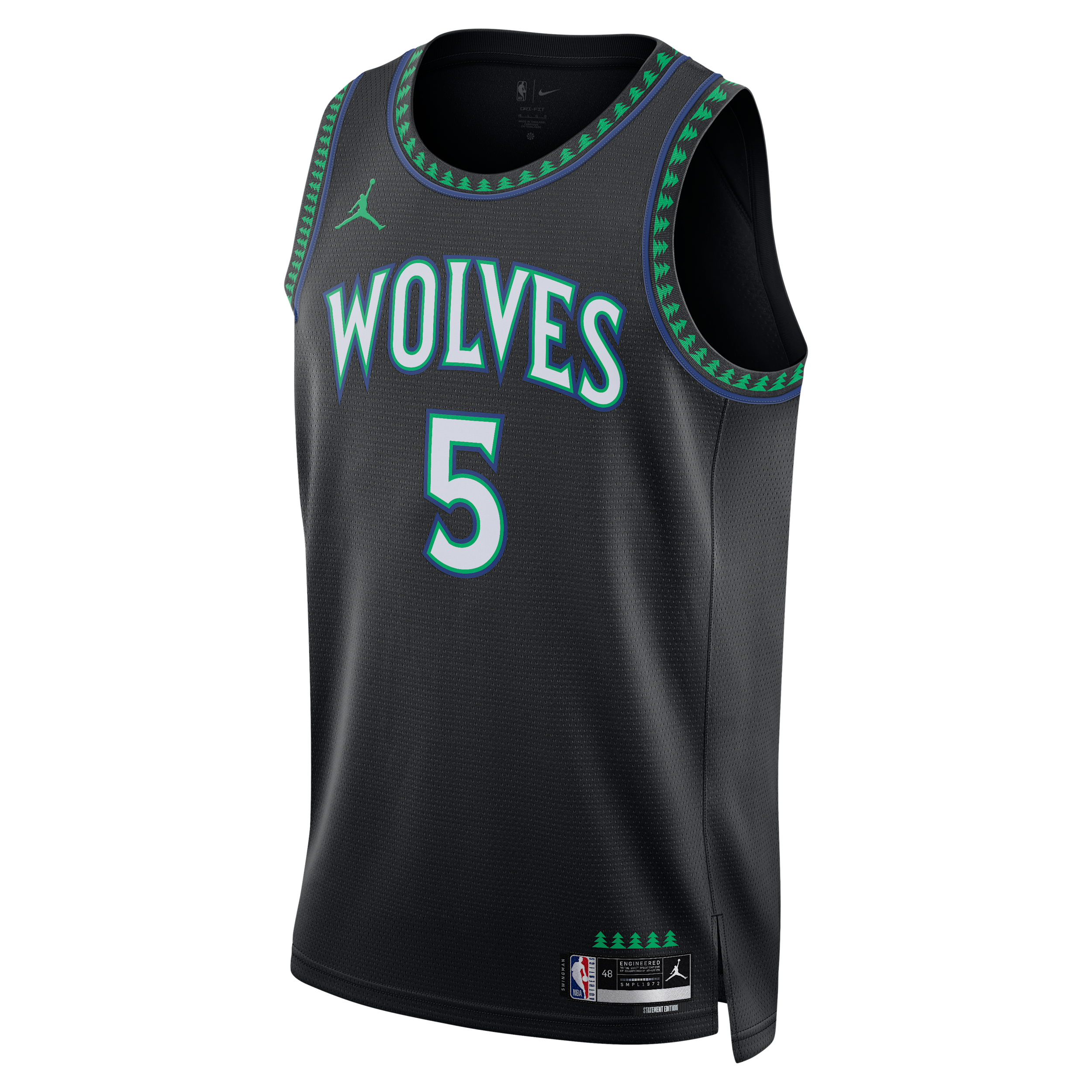 Minnesota Timberwolves Statement Edition Anthony Edwards Nike Men's Dri-FIT NBA Swingman Jersey in Black | II4420-010