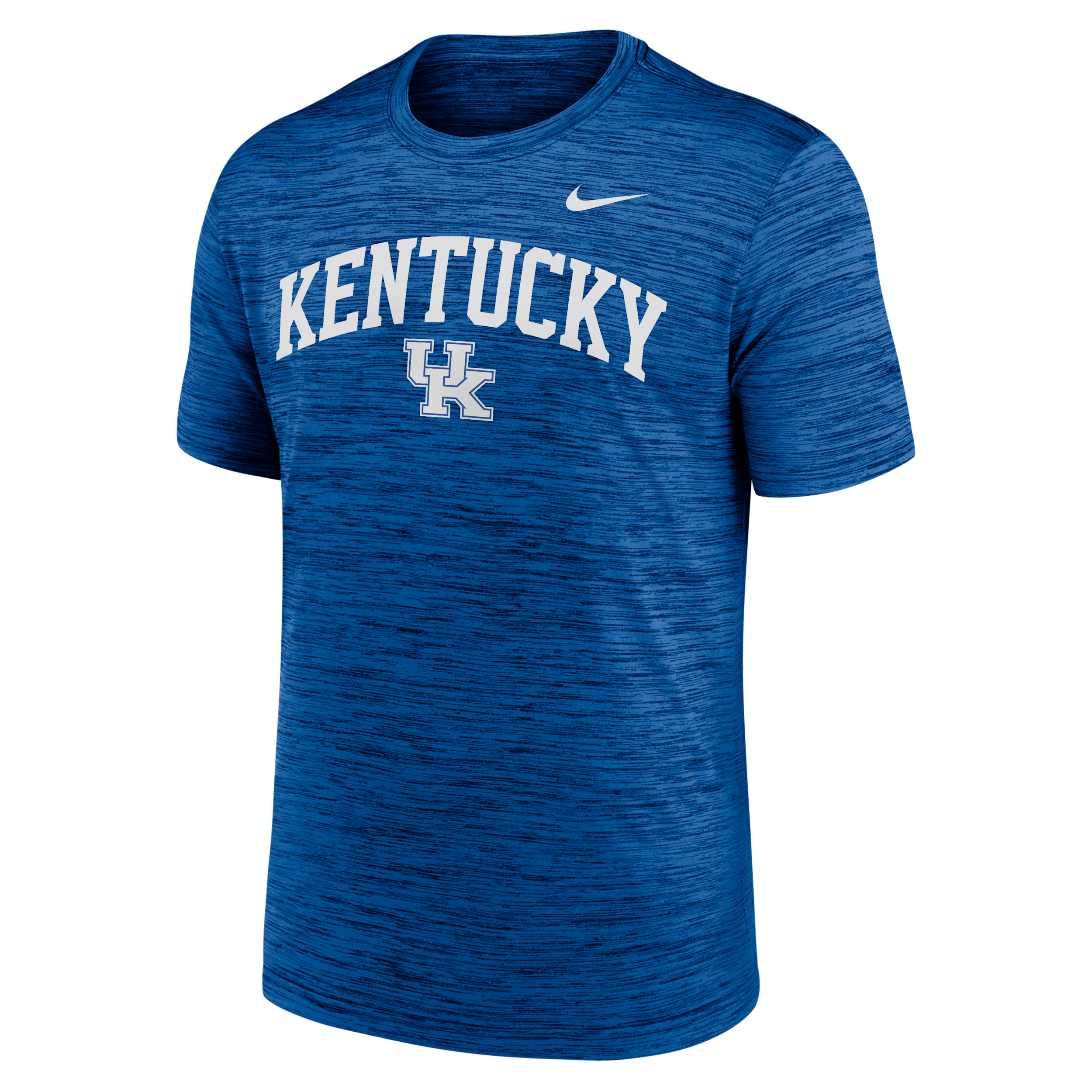 Kentucky Primetime Arch Logo Velocity Nike Men's Dri-FIT College T-Shirt in Blue | NKPQ4EVNKY-DNF
