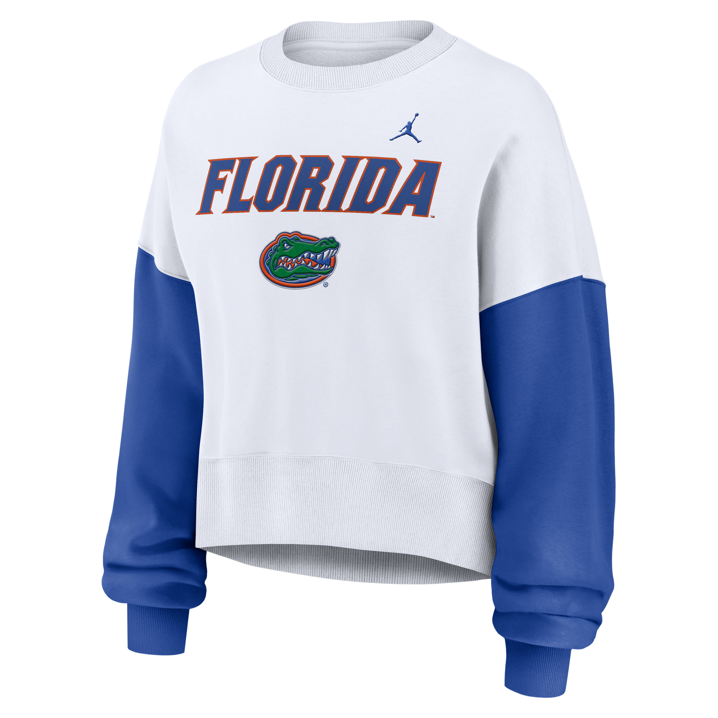 Nike Women's Florida Gators Primetime  College Pullover Crew In White