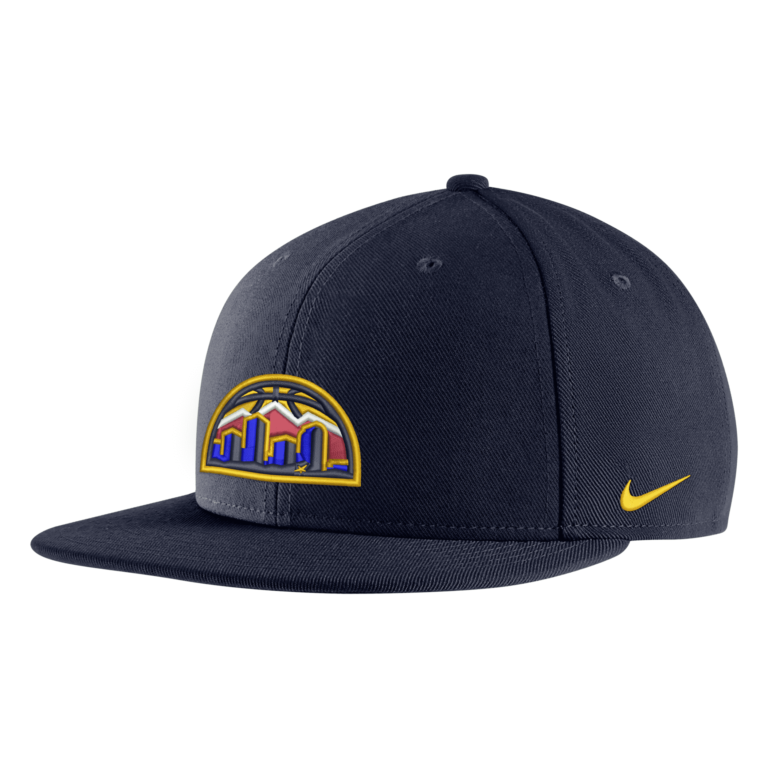 Nike Denver Nuggets City Edition  Men's Nba Snapback Hat In Blue