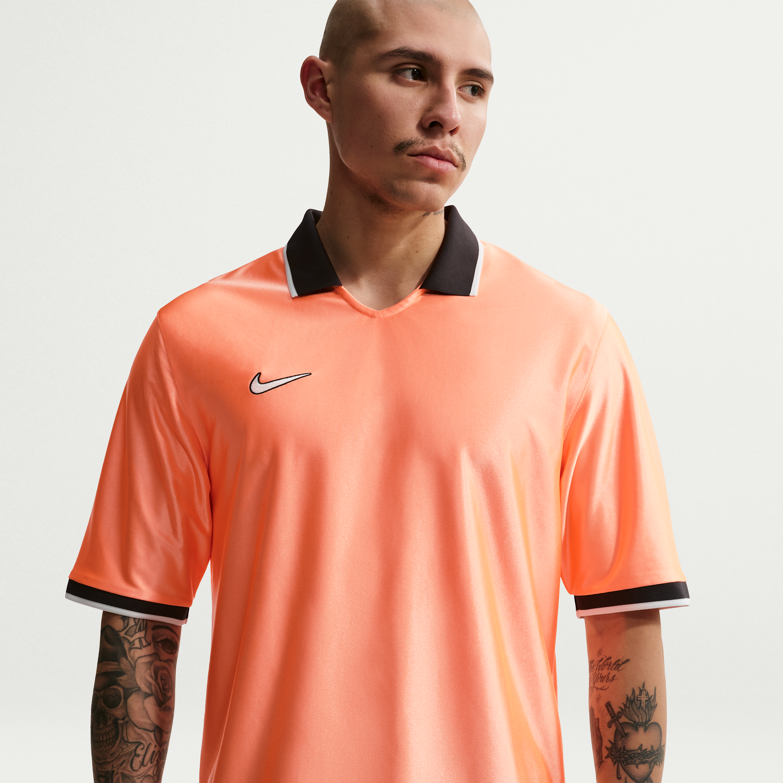 Nike Men's Energy Dri-FIT Short-Sleeve Soccer Top in Orange | IF1534-852