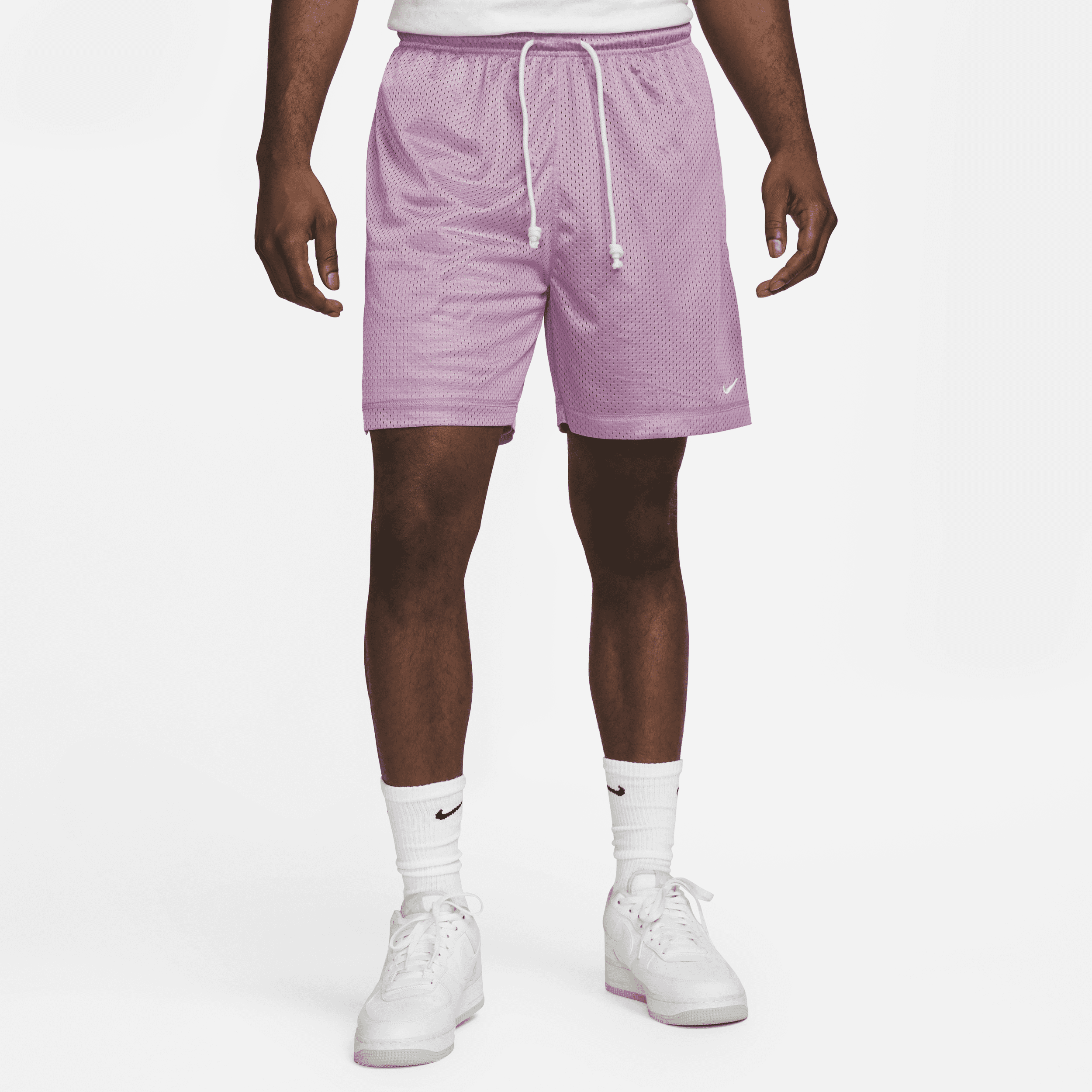 Nike Men's Dri-fit Standard Issue Reversible 6" Basketball Shorts In Purple