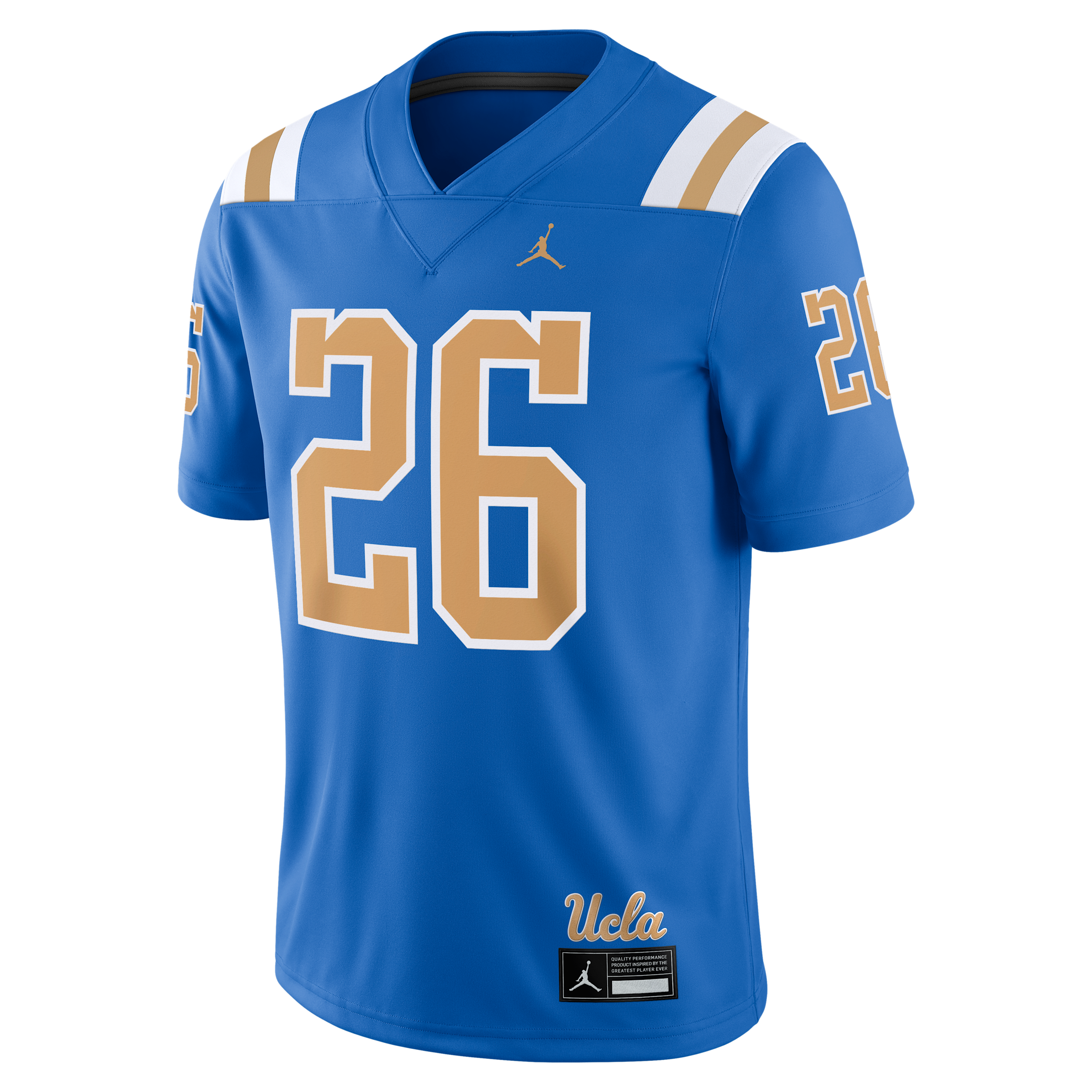 Men's DeShaun Foster UCLA Menâs Jordan Brand Dri-FIT College Game Jersey in Blue | JC2F08BWJNC-2M0
