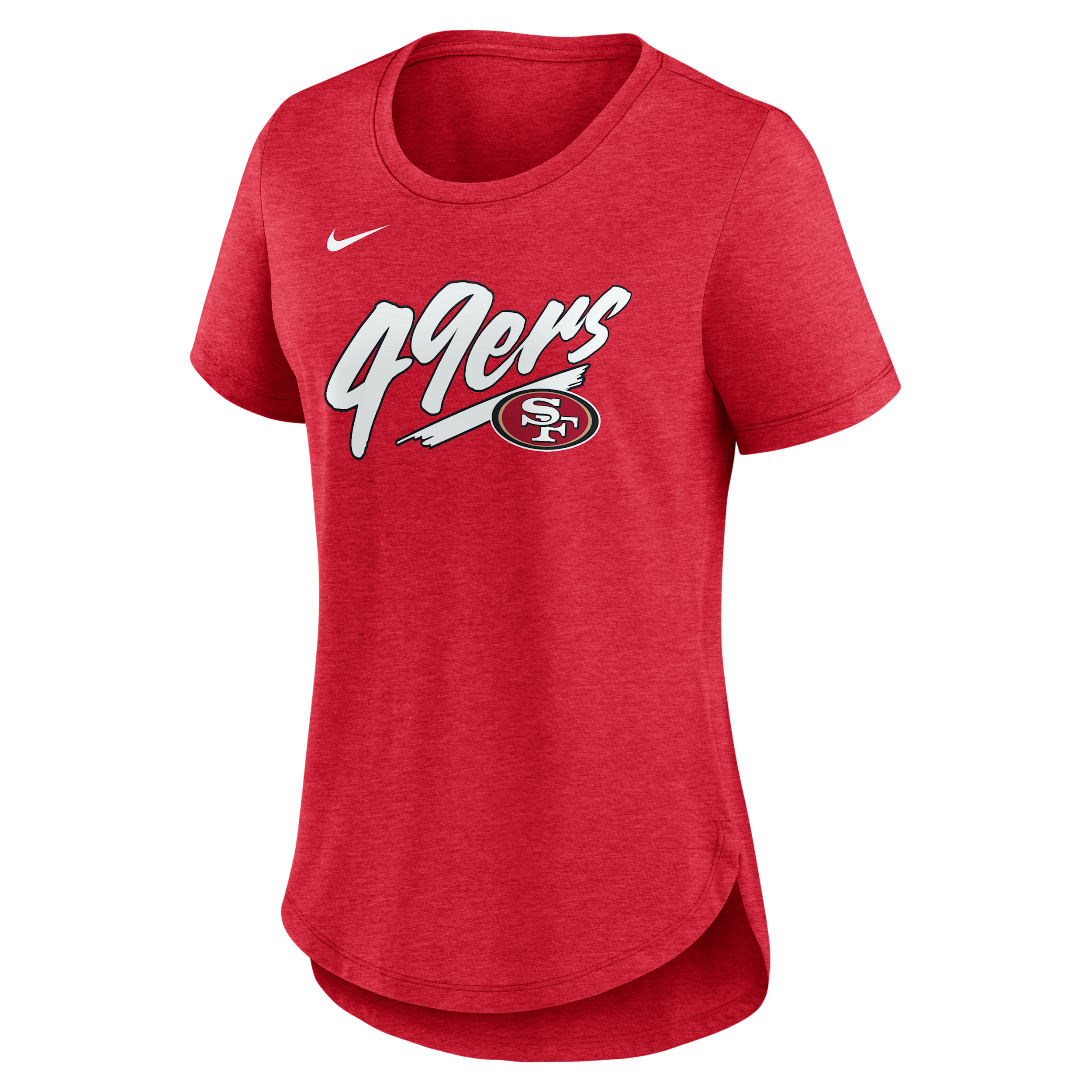 San Francisco 49ers Primetime Nike Women's NFL T-Shirt in Red | NKMVEX489B-NFN