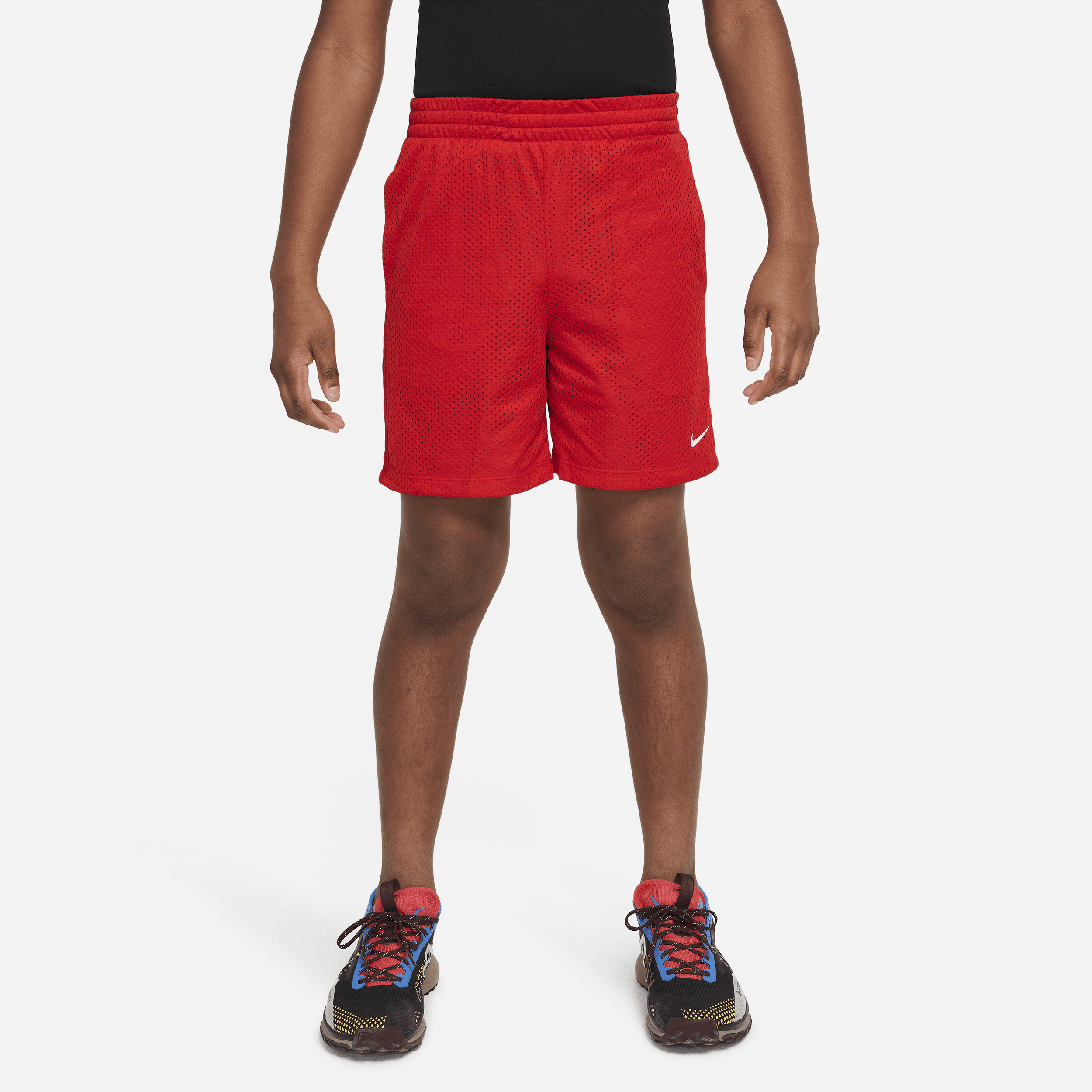 Nike Multi Big Kids' (boys') Dri-fit Mesh Shorts In Red