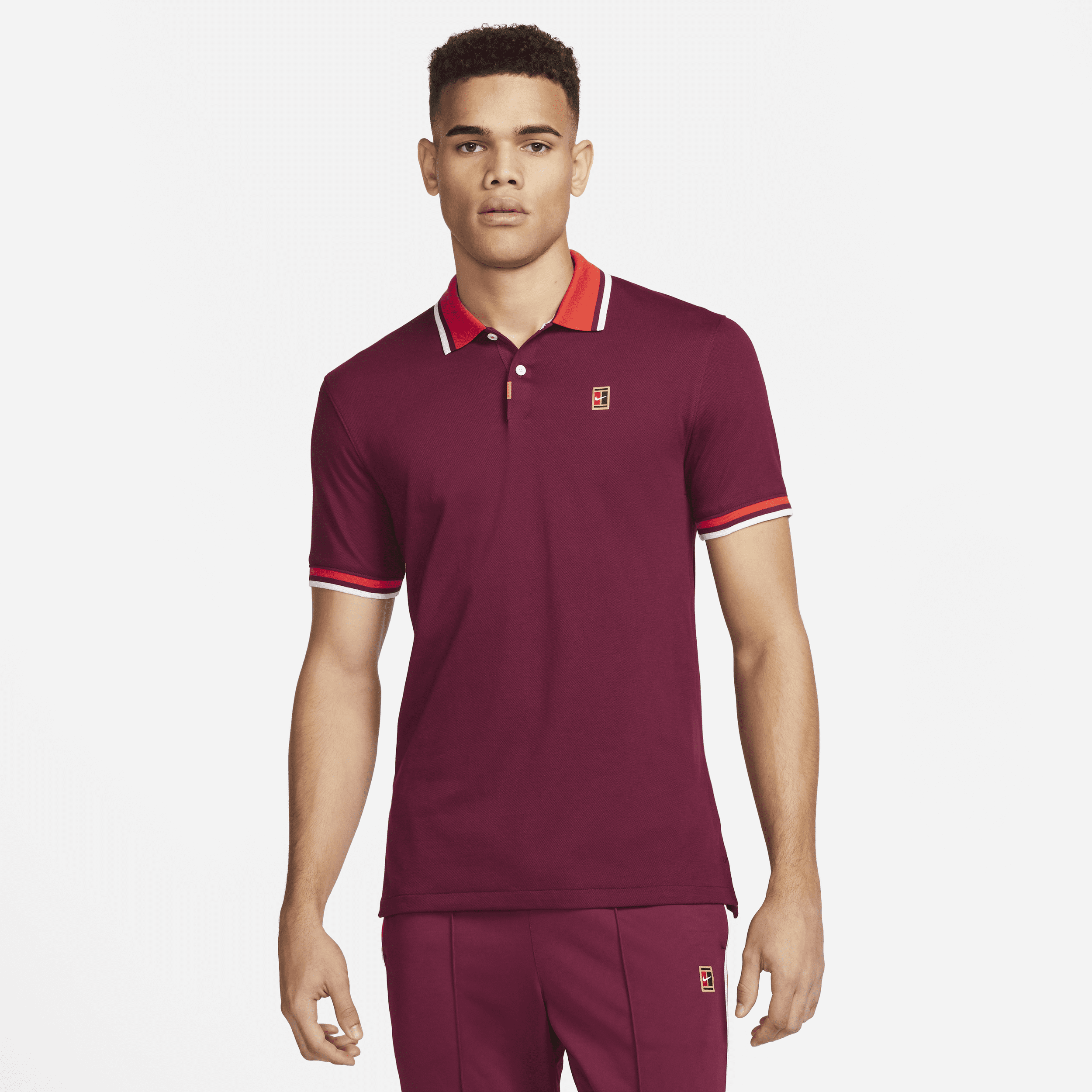 Nike The  Men's Polo Slim Fit Polo In Red
