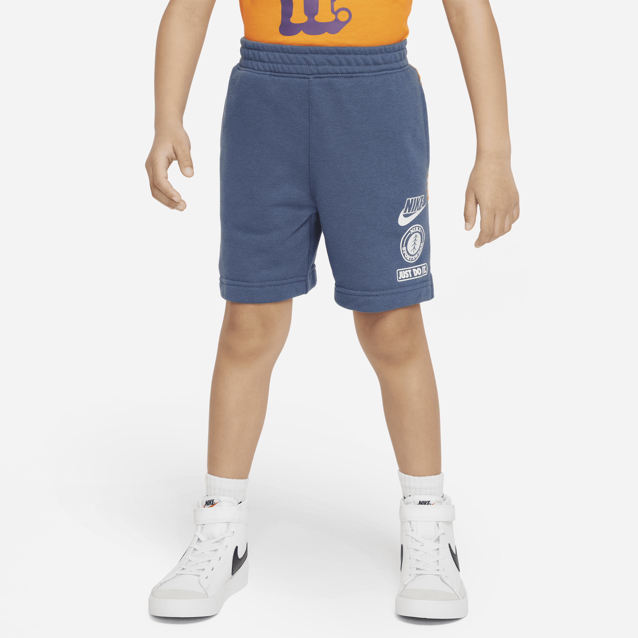 NIKE SPORTSWEAR "LEAVE NO TRACE" FRENCH TERRY TAPING SHORTS LITTLE KIDS' SHORTS,1013804810