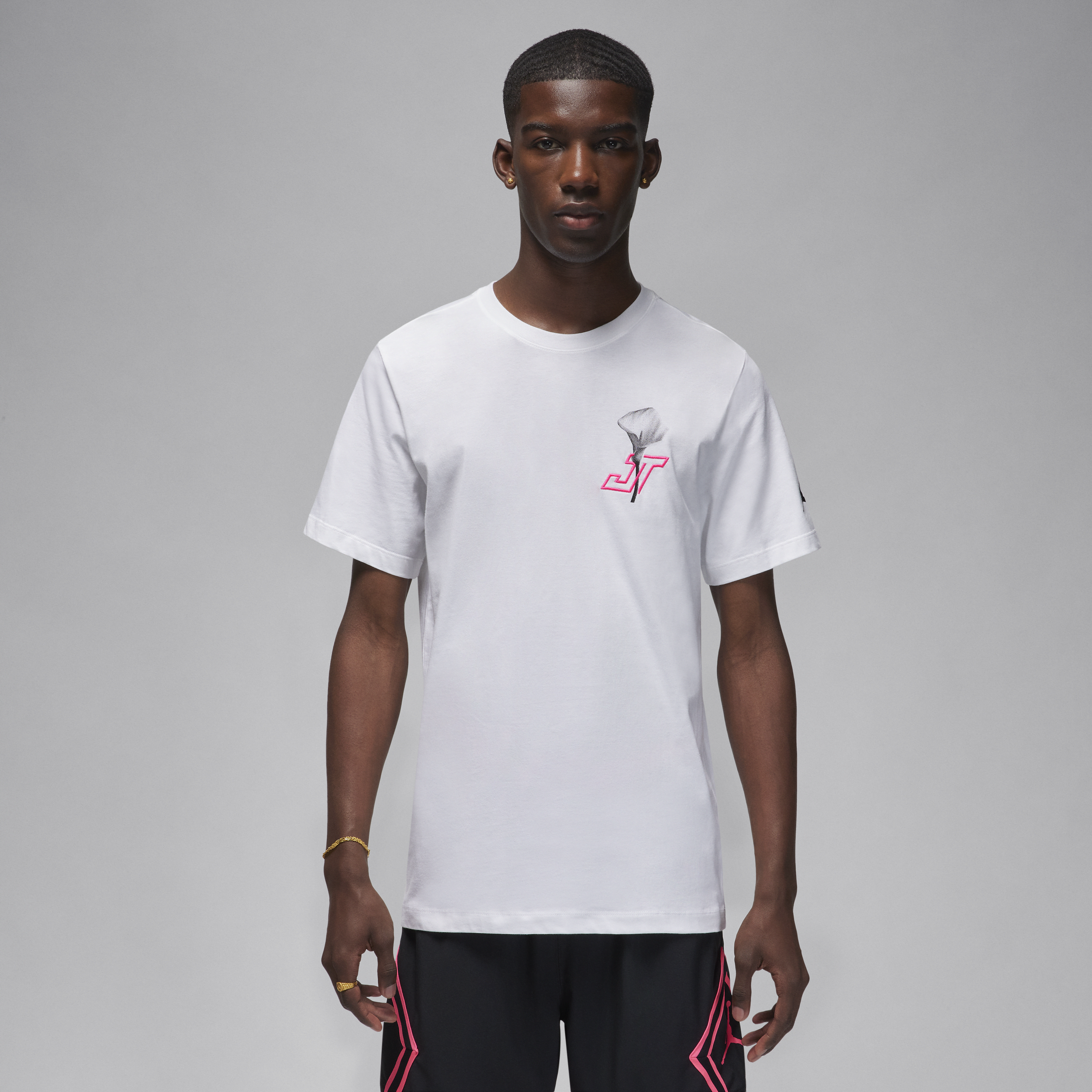 Jordan Nike Men's Tatum T-shirt In White