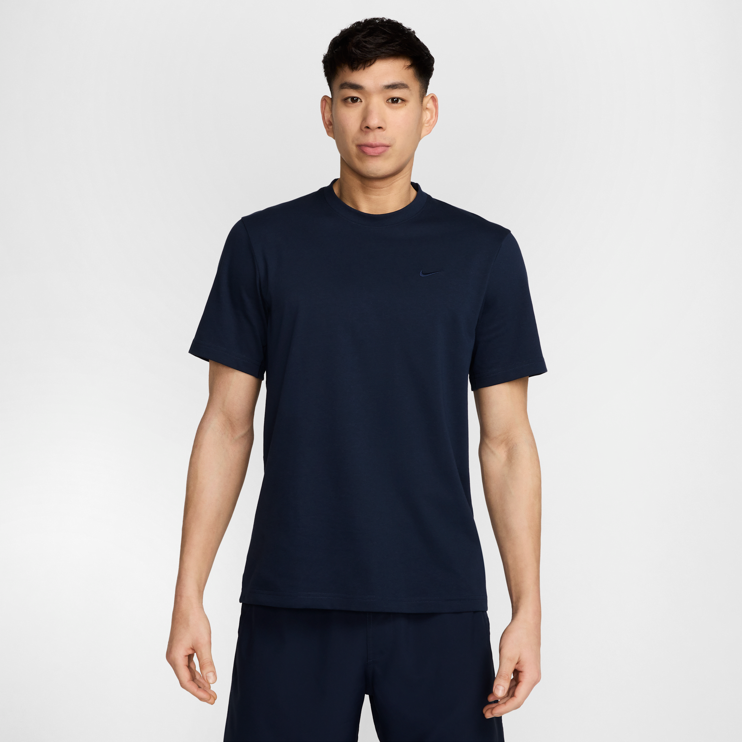 Nike Primary Training Dri-fit Short Sleeve T-shirt In Blue