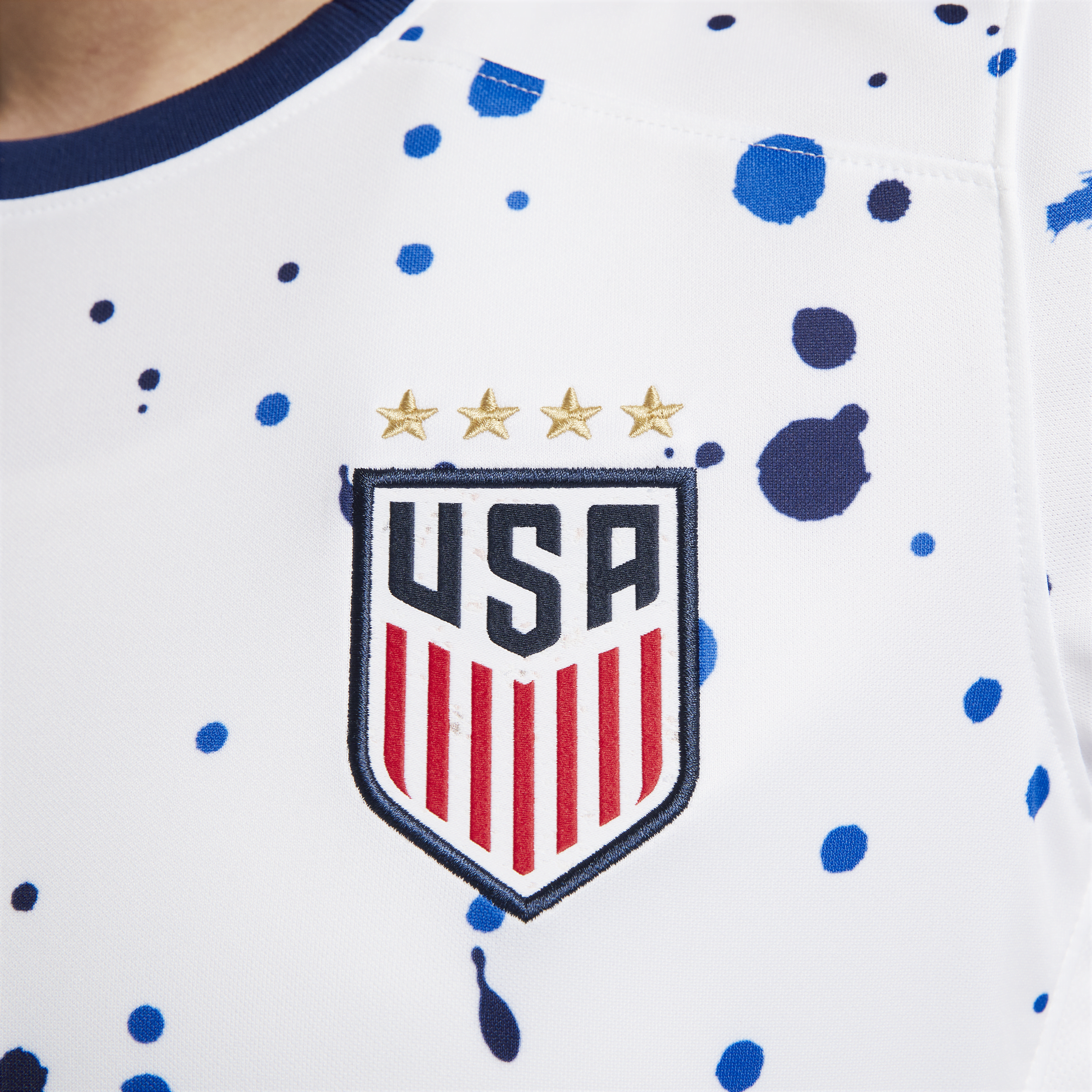 USWNTPA 2020 Girls' Alex Morgan White USA Jersey - S