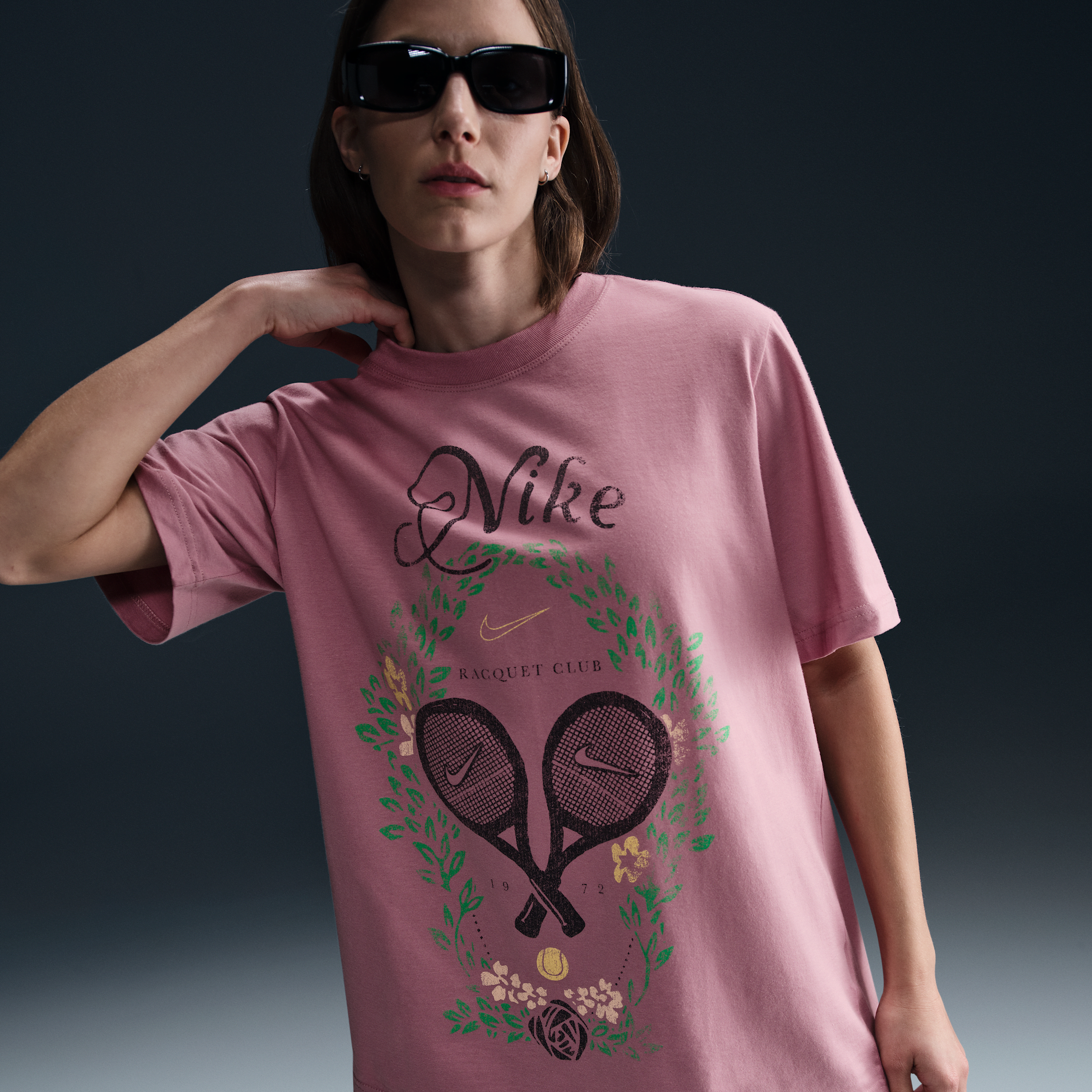 Nike Women's  Sportswear Crew-neck T-shirt In Pink