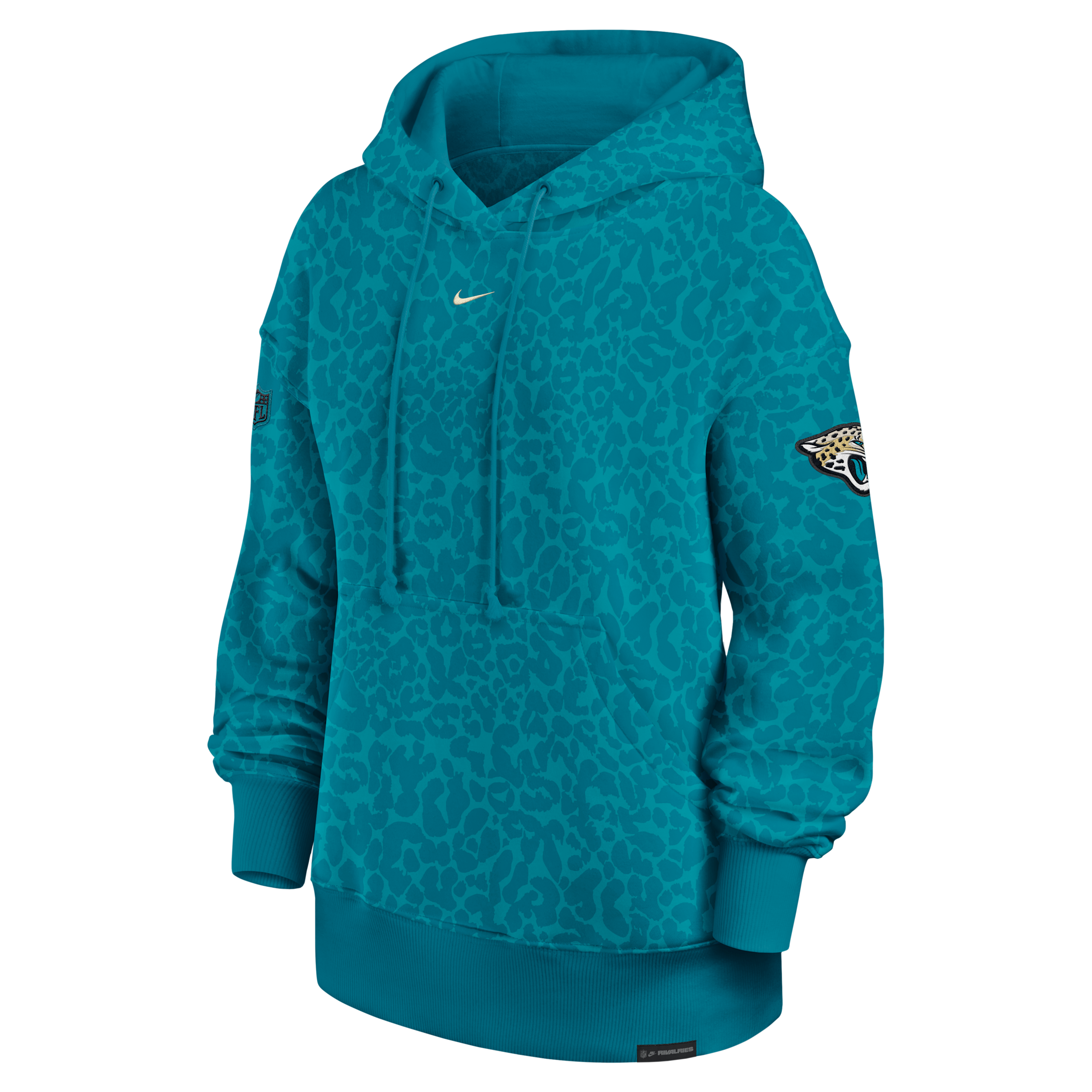 Jacksonville Jaguars Rivalries Collection Phoenix Nike Women's NFL Oversized Pullover Hoodie in Blue | 01N545W9N-BPC