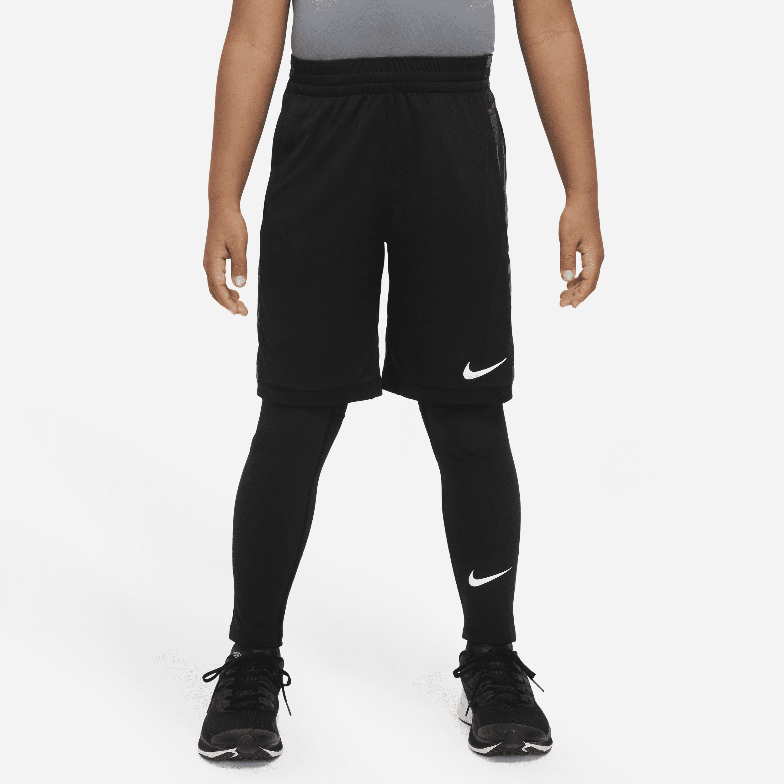 Nike Pro Dri-FIT Big Kids' (Boys') Tights in Black | DM8530-010