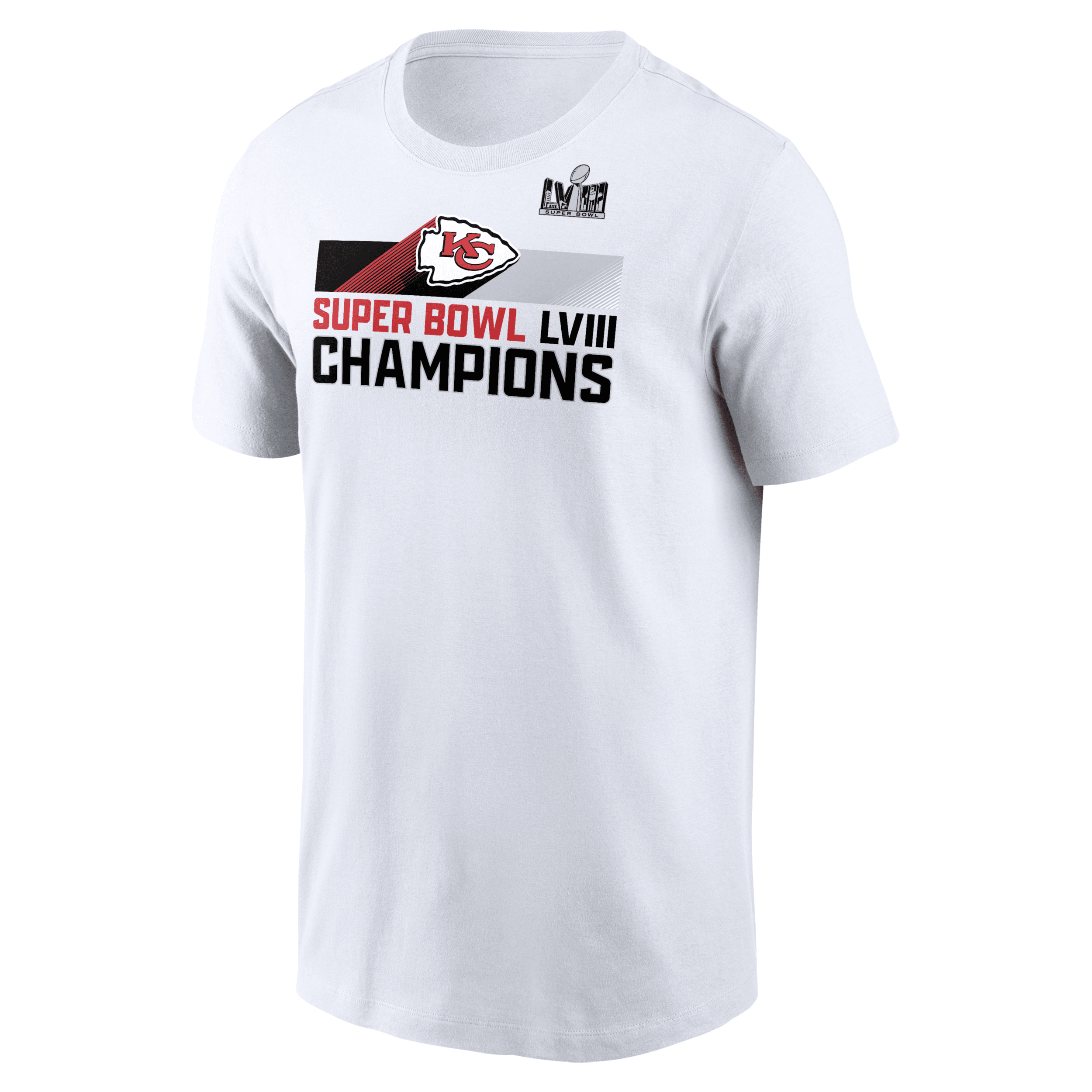 Shop Nike Kansas City Chiefs Super Bowl Lviii Champions Roster  Men's Nfl T-shirt In White
