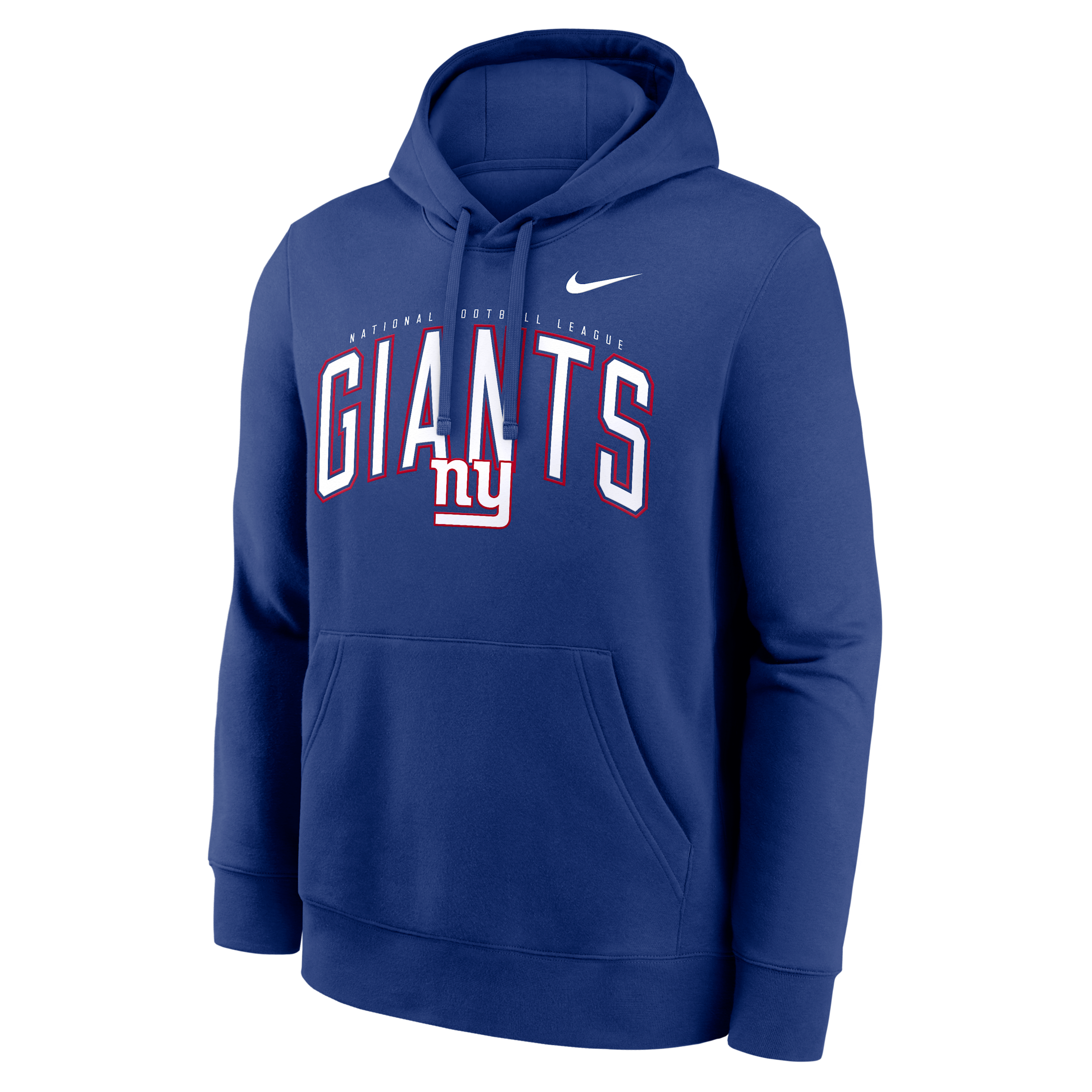 Nike Men's Blue New York Giants Expect Victory Club Fleece Pullover Hoodie - Blue