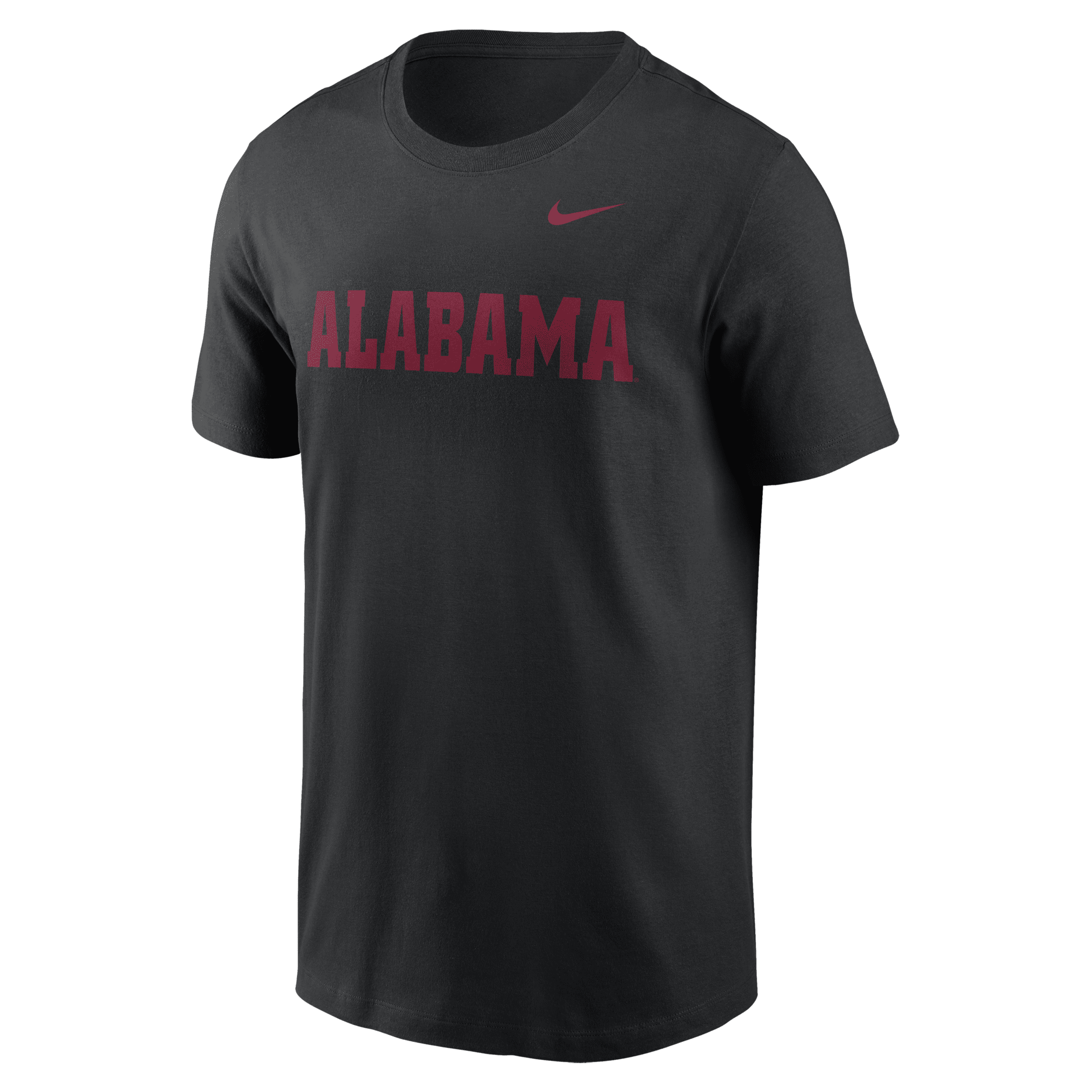 Nike Alabama Crimson Tide Primetime Evergreen Wordmark  Men's College T-shirt In Black