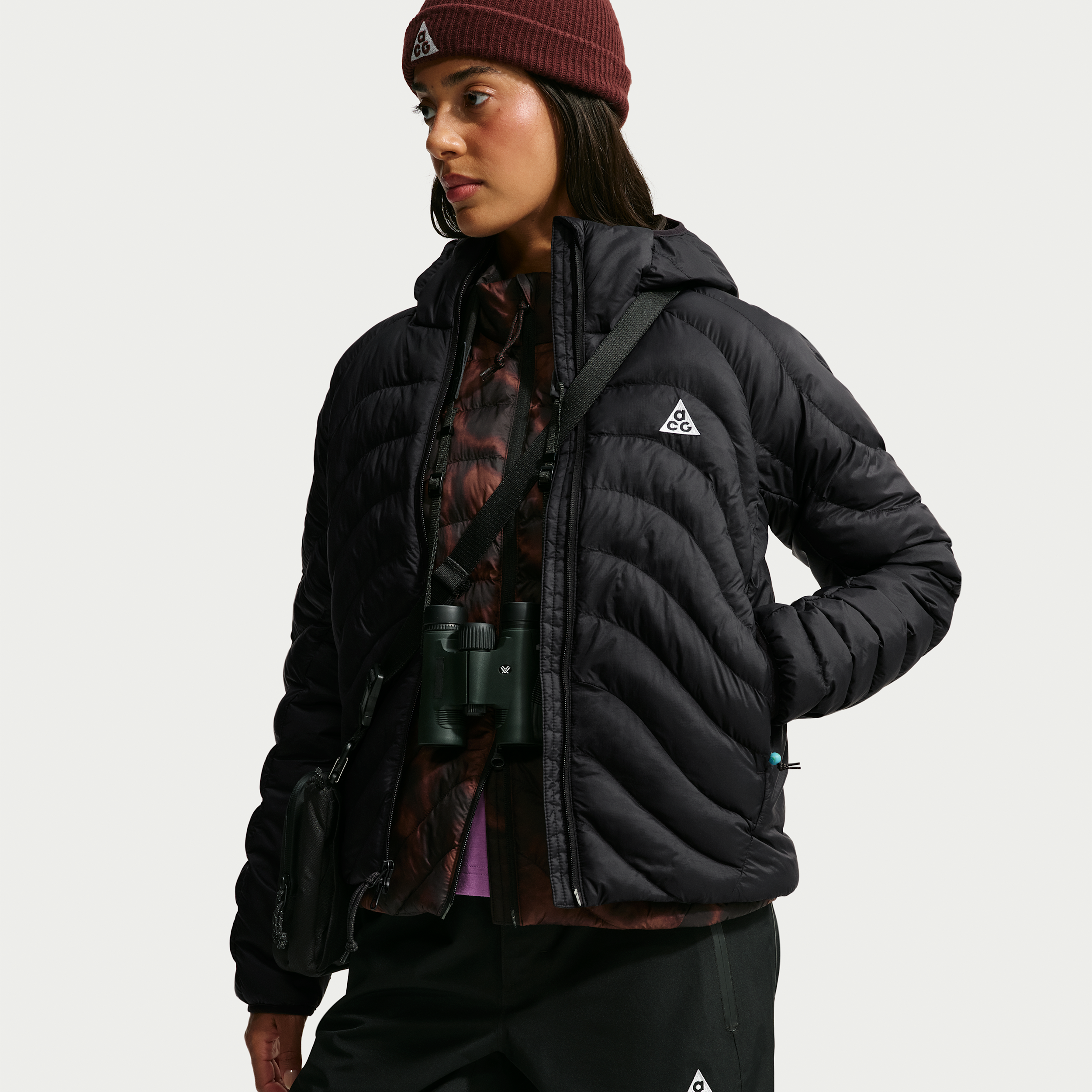 Women's Nike ACG Lava Flow Therma-FIT ADV Hooded Jacket in Black | IR2242-010