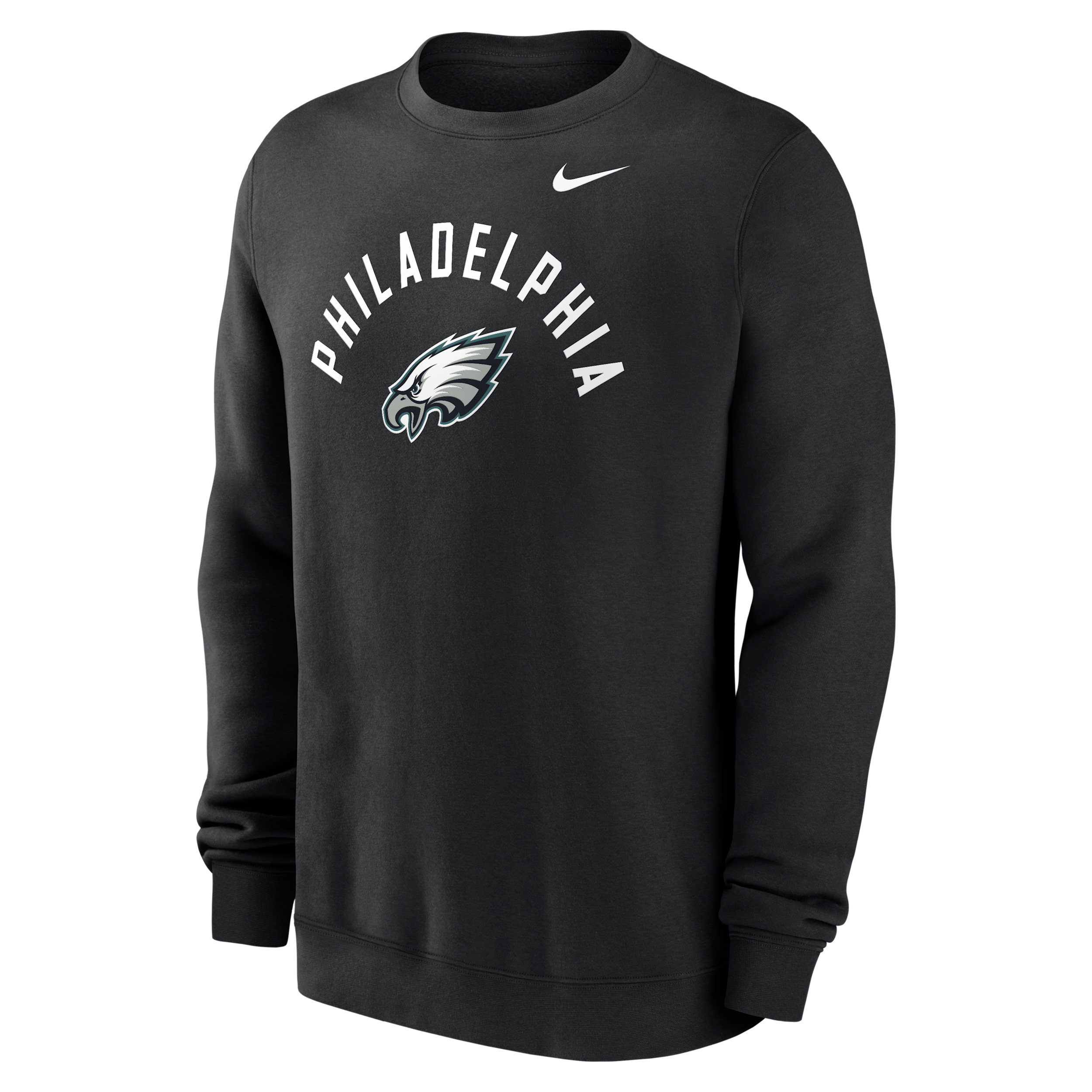 Nike Men's Black Philadelphia Eagles Defensive Leader Club Fleece Sweatshirt - Black