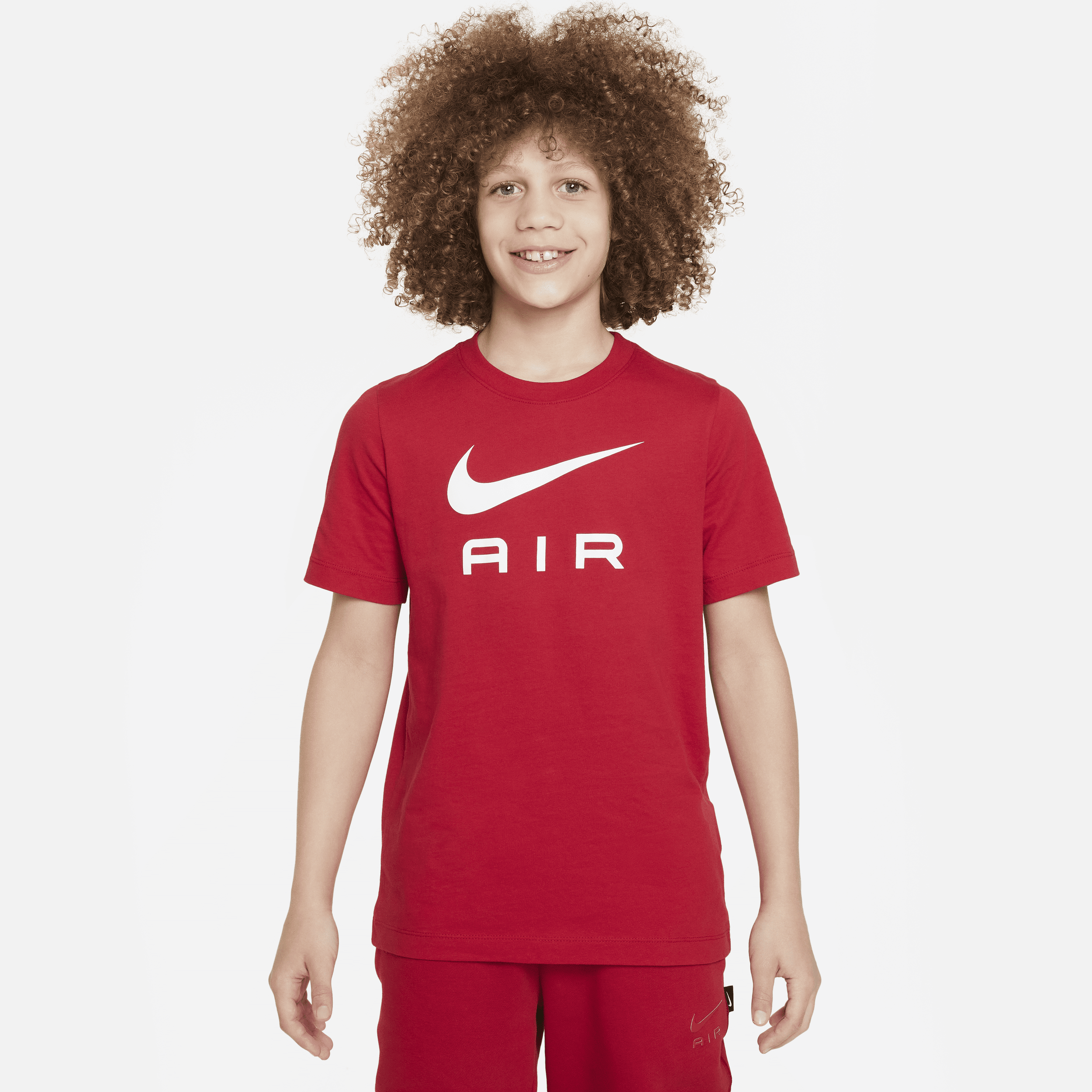 Nike Sportswear Big Kids' (boys') T-shirt In Red