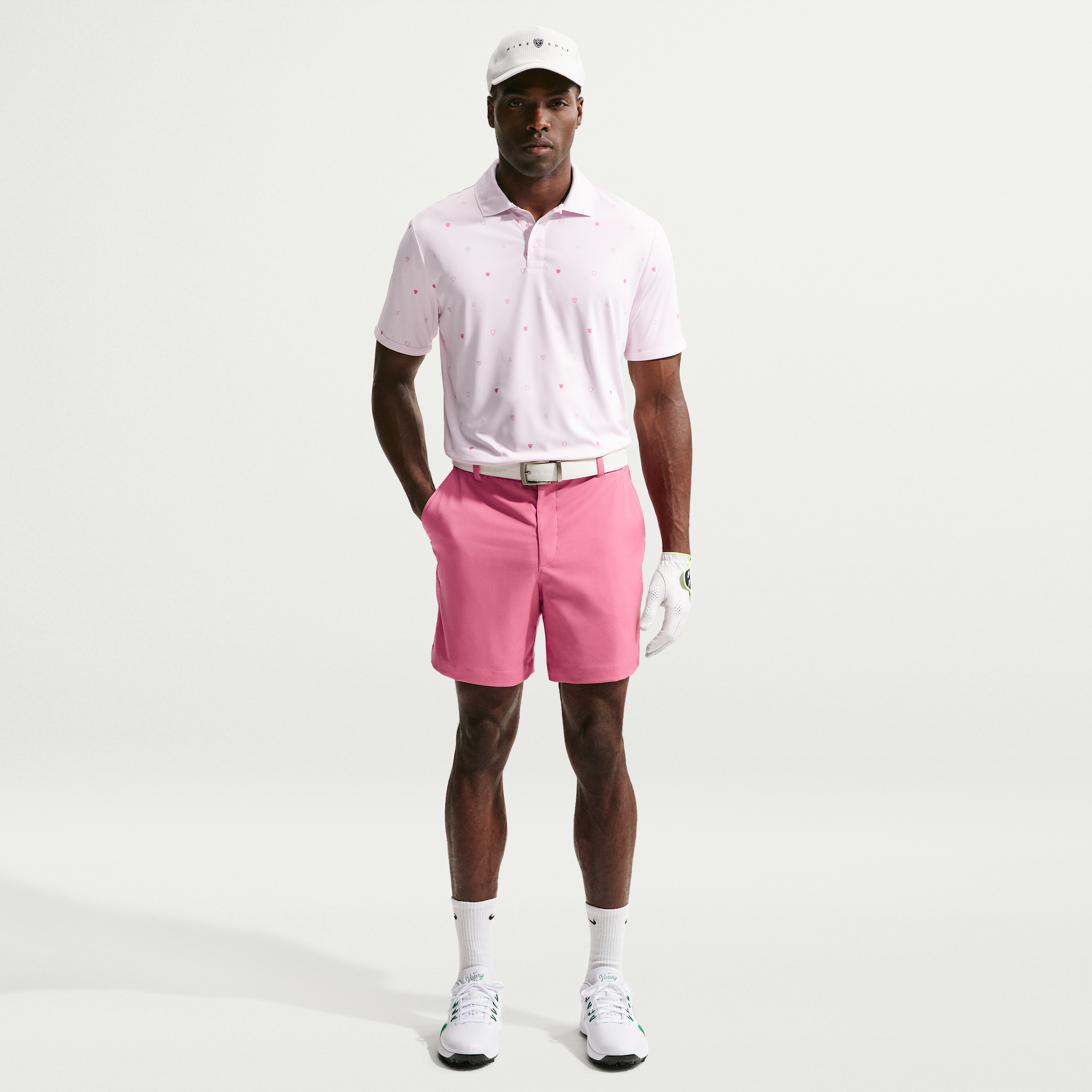 Nike Men's Velocity Dri-FIT Golf Shorts in Pink | IB0685-641