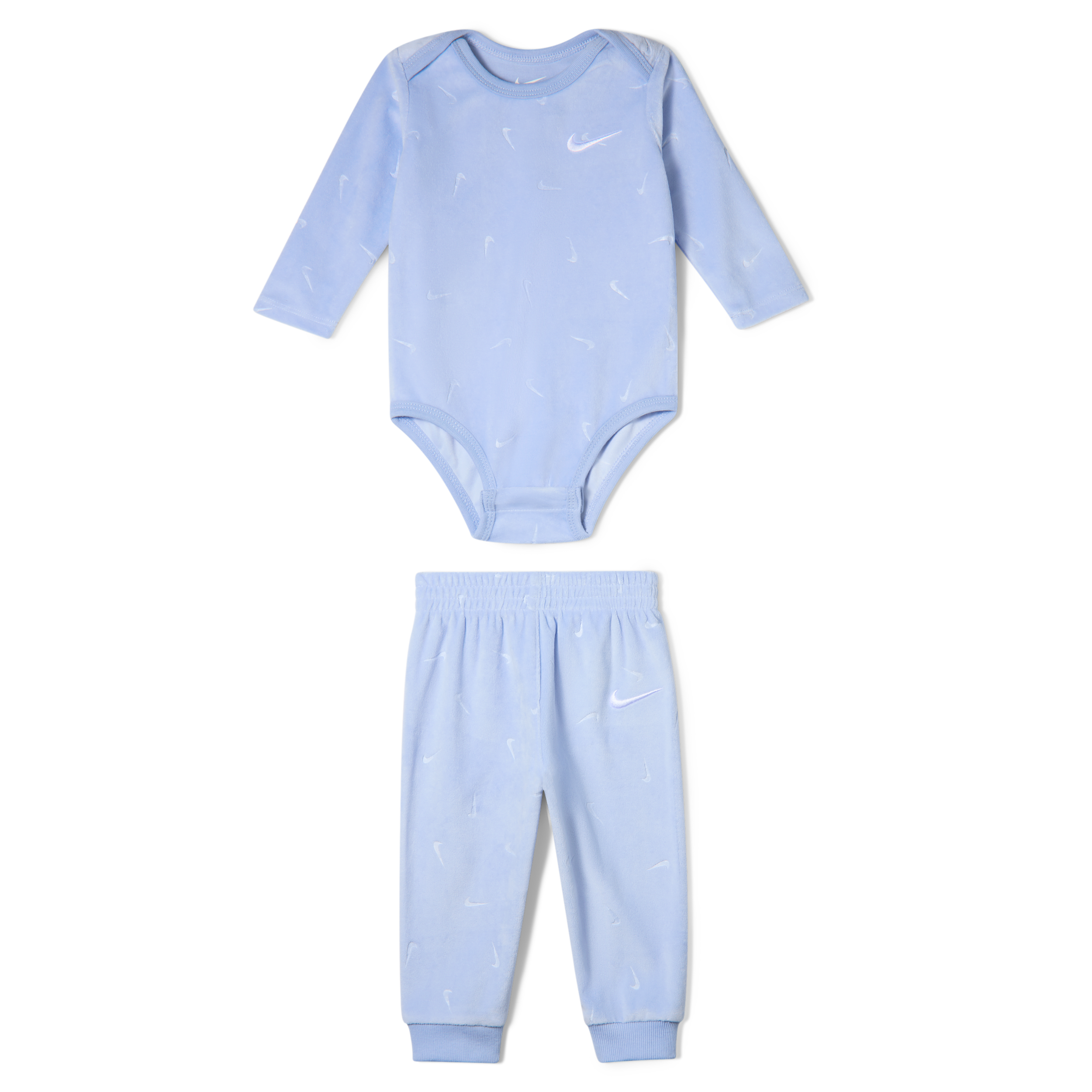 Nike Baby Essentials Baby (0-9M) Bodysuit and Pants Set in Blue | 56M388-U8K