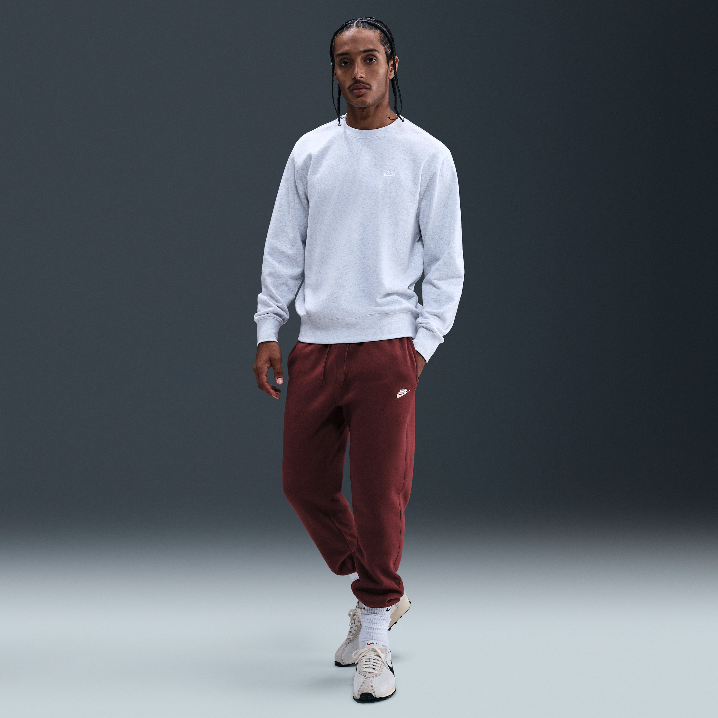 Nike Men's Club Jogger Pants In Red