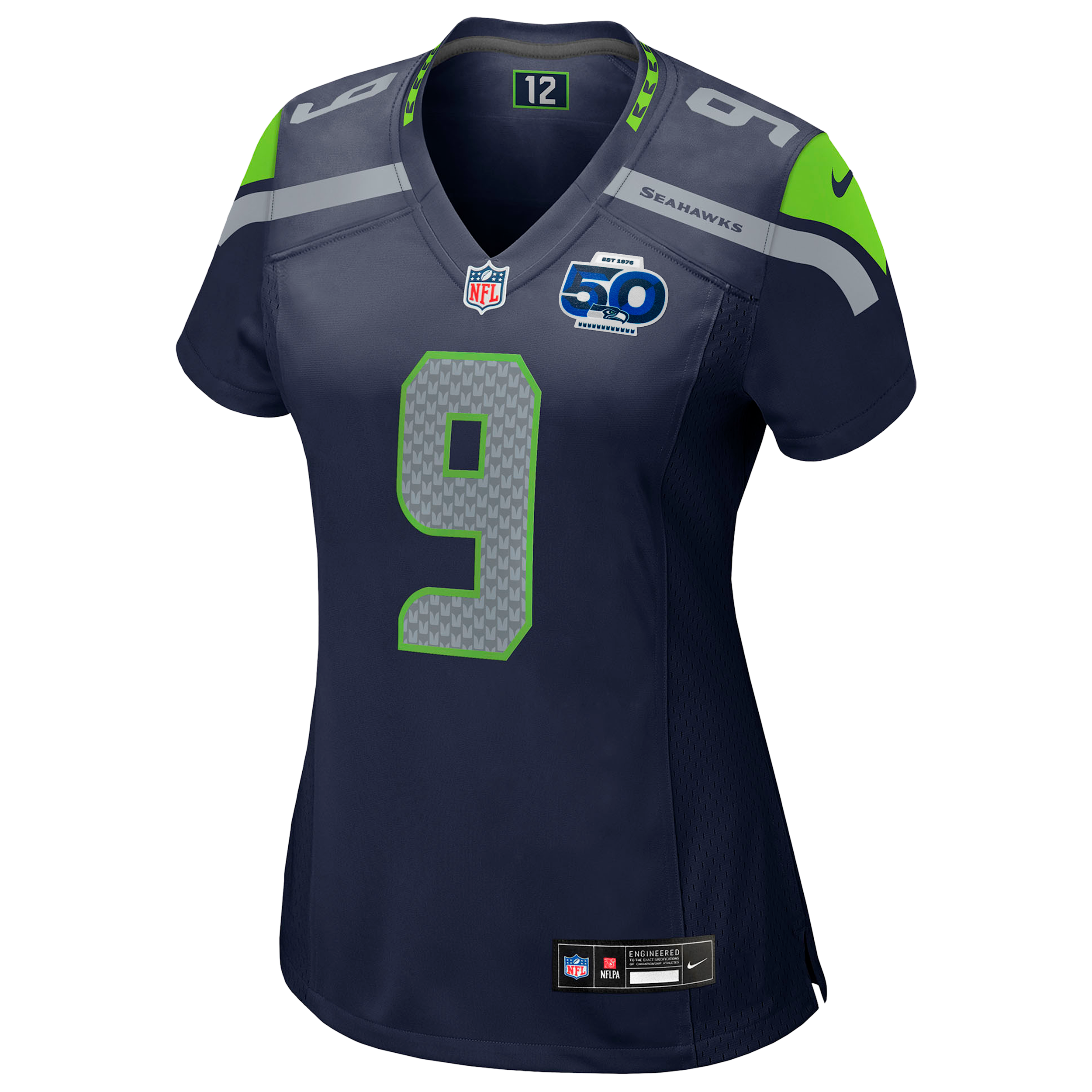 Nike Kenneth Walker Iii Seattle Seahawks 50th Anniversary Womenâs  Women's Nfl Game Jersey In Blue