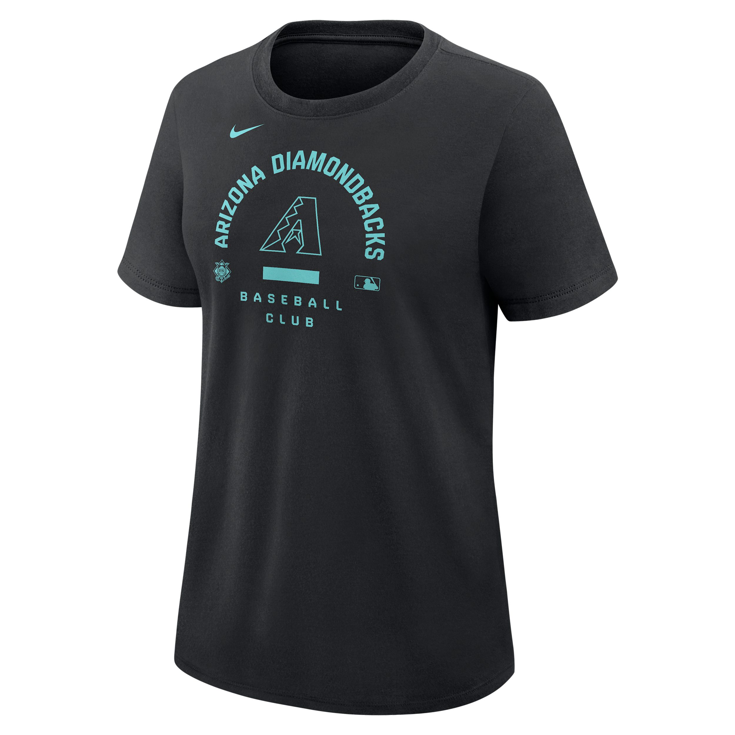 Arizona Diamondbacks Authentic Collection Early Work Nike Women's Dri-FIT MLB T-Shirt in Black | 03N800ADQS-HXK