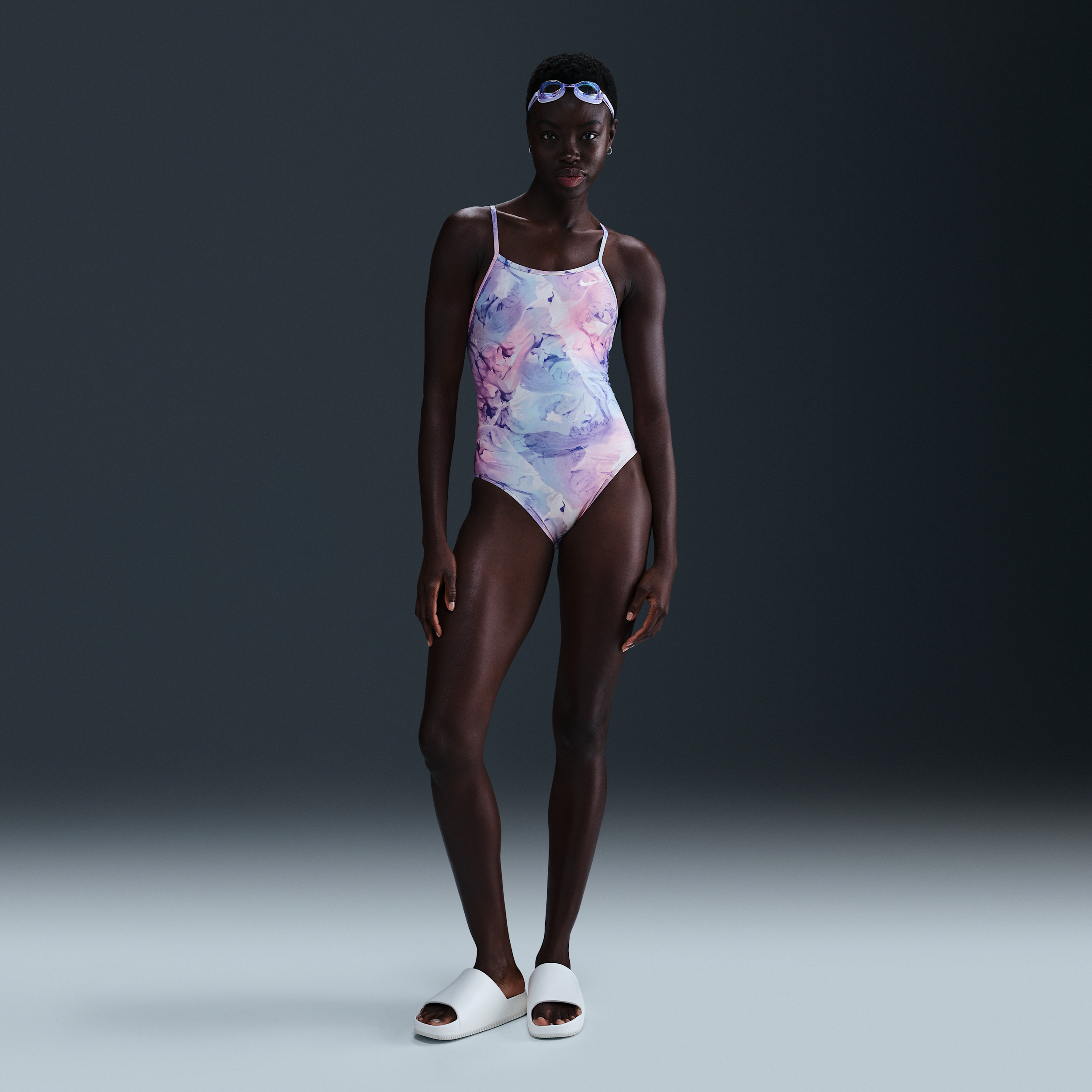 Nike Women's Swim Hydrastrong Racerback One-piece In Multicolor