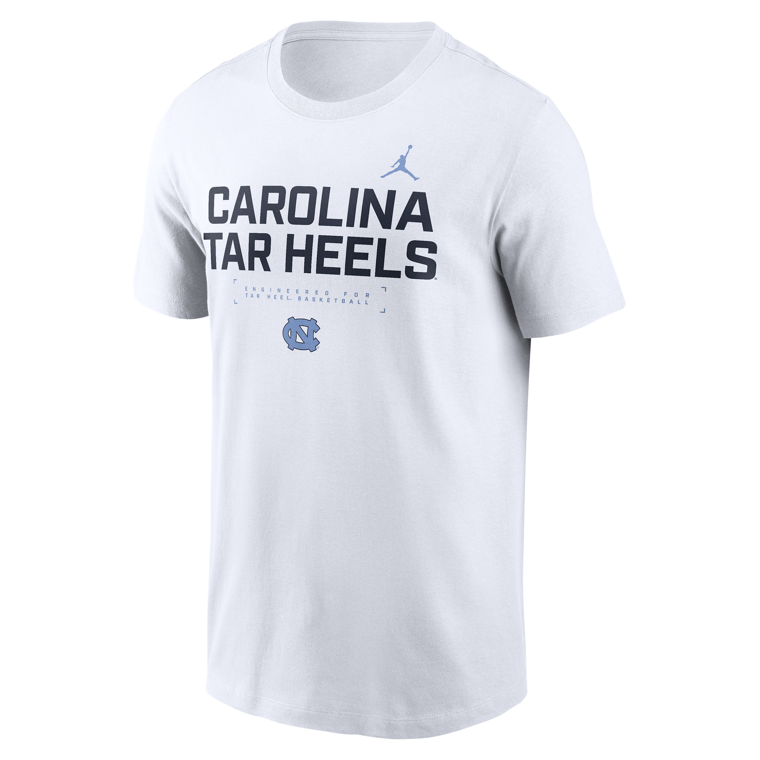 Nike Men's North Carolina Courtside Basketball Jordan Brand Dri-fit College T-shirt In White