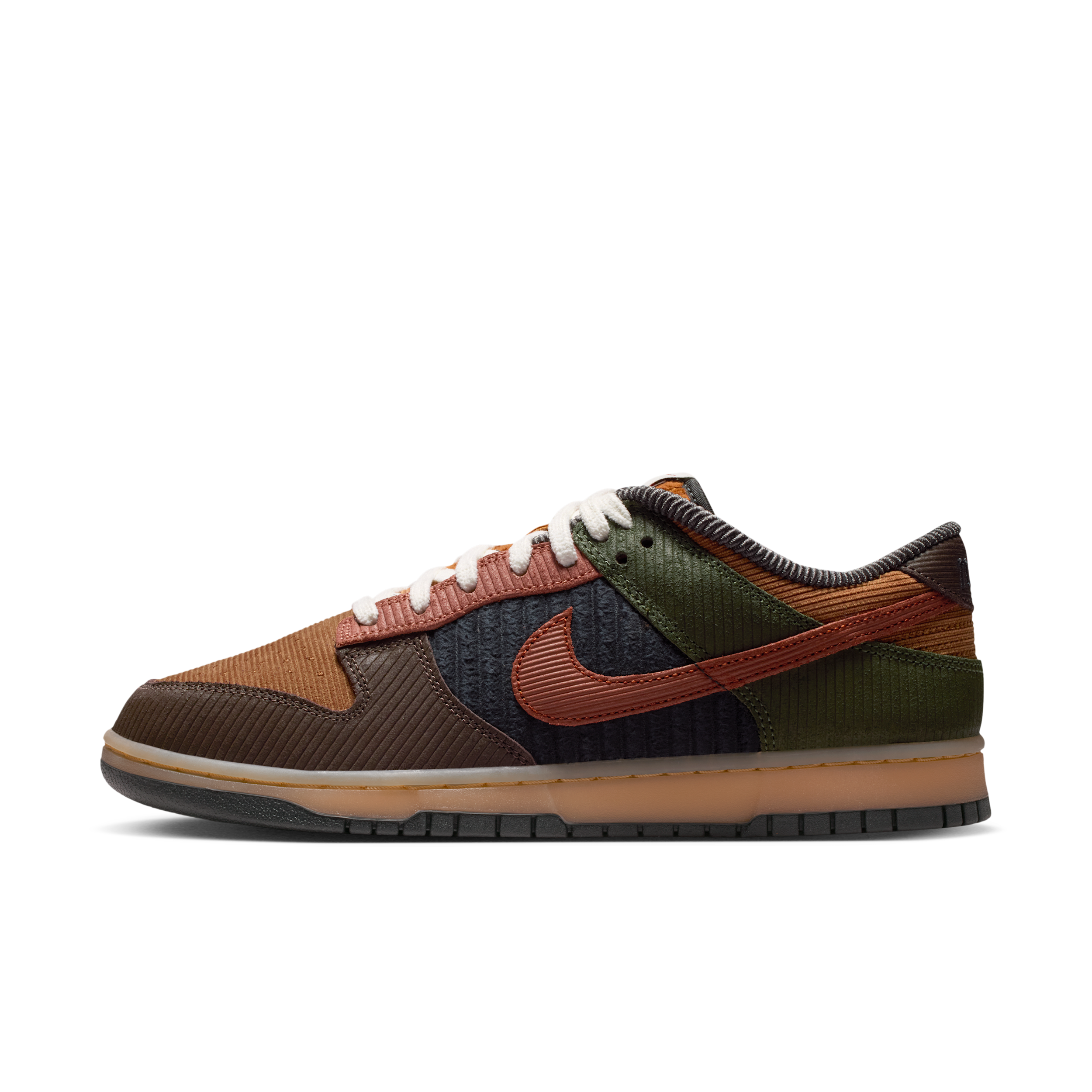 Nike Men's Dunk Low Retro Premium Shoes in Brown | IB7746-201