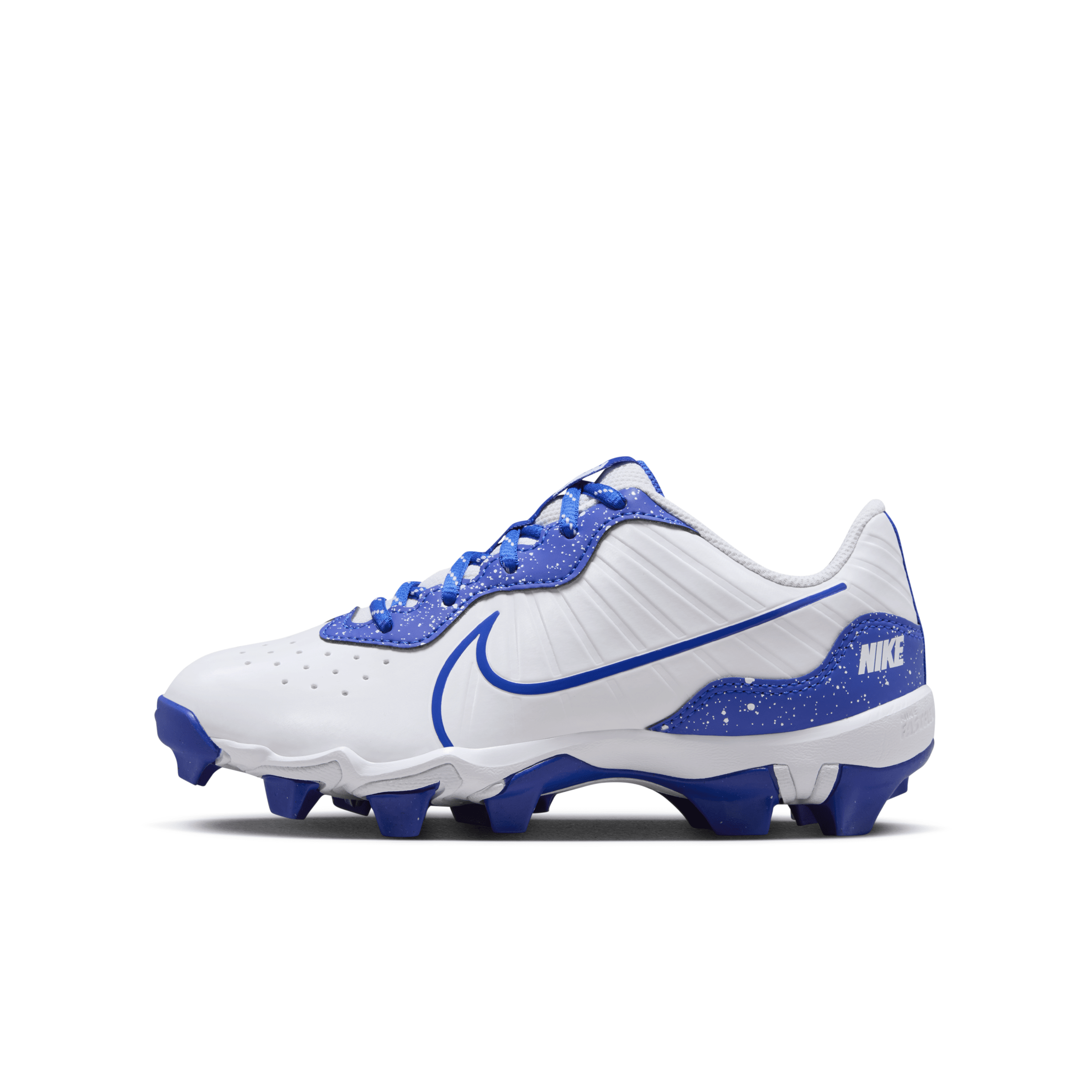 Nike Alpha Huarache 4 Keystone Little/big Kids' Baseball Cleats In White