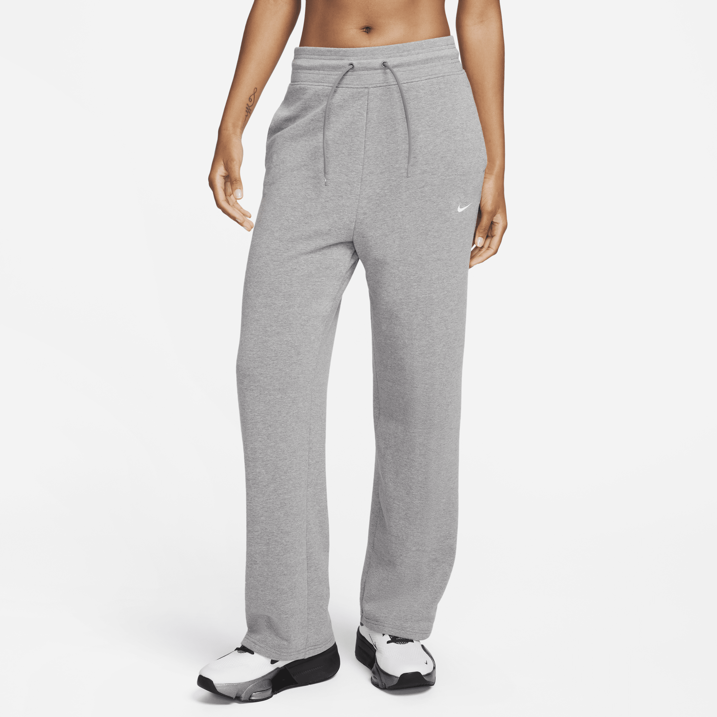 Nike Women's Dri-fit One High-waisted Full-length Open-hem French