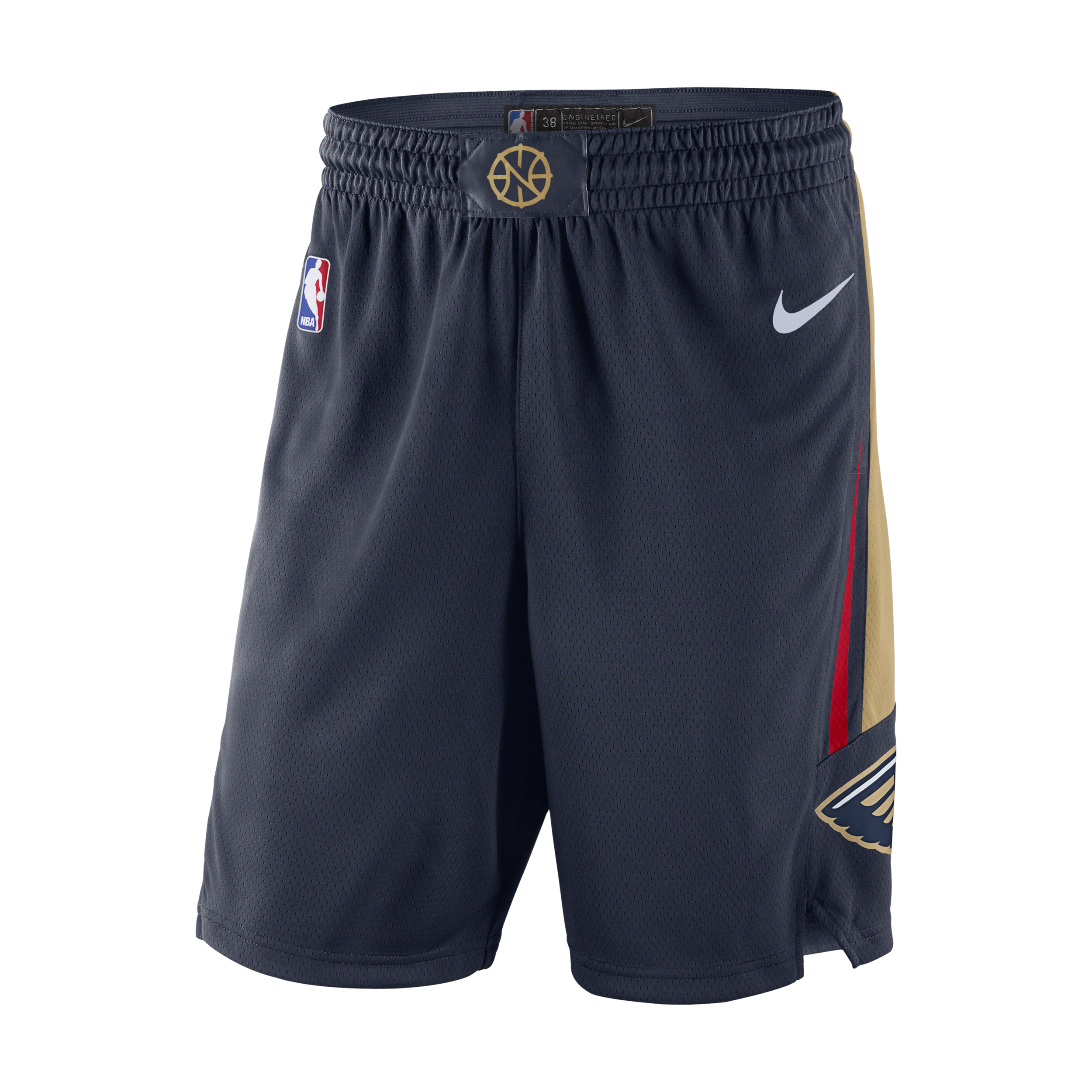 New Orleans Pelicans Icon Edition Nike Men's NBA Swingman Shorts in Blue | AJ5629-419