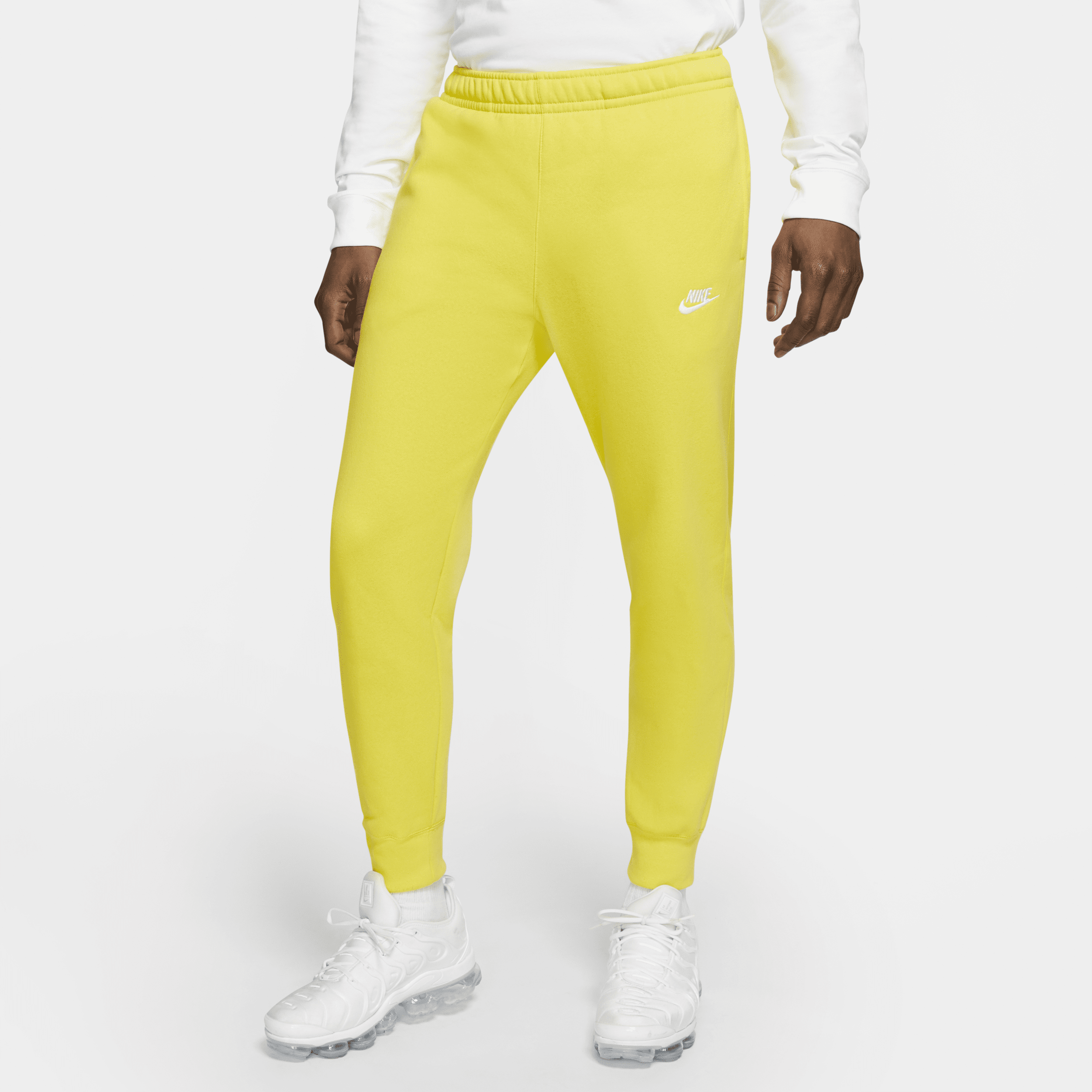 handelaar verwerken halsband Nike Men's Sportswear Club Fleece Jogger Pants In Yellow | ModeSens